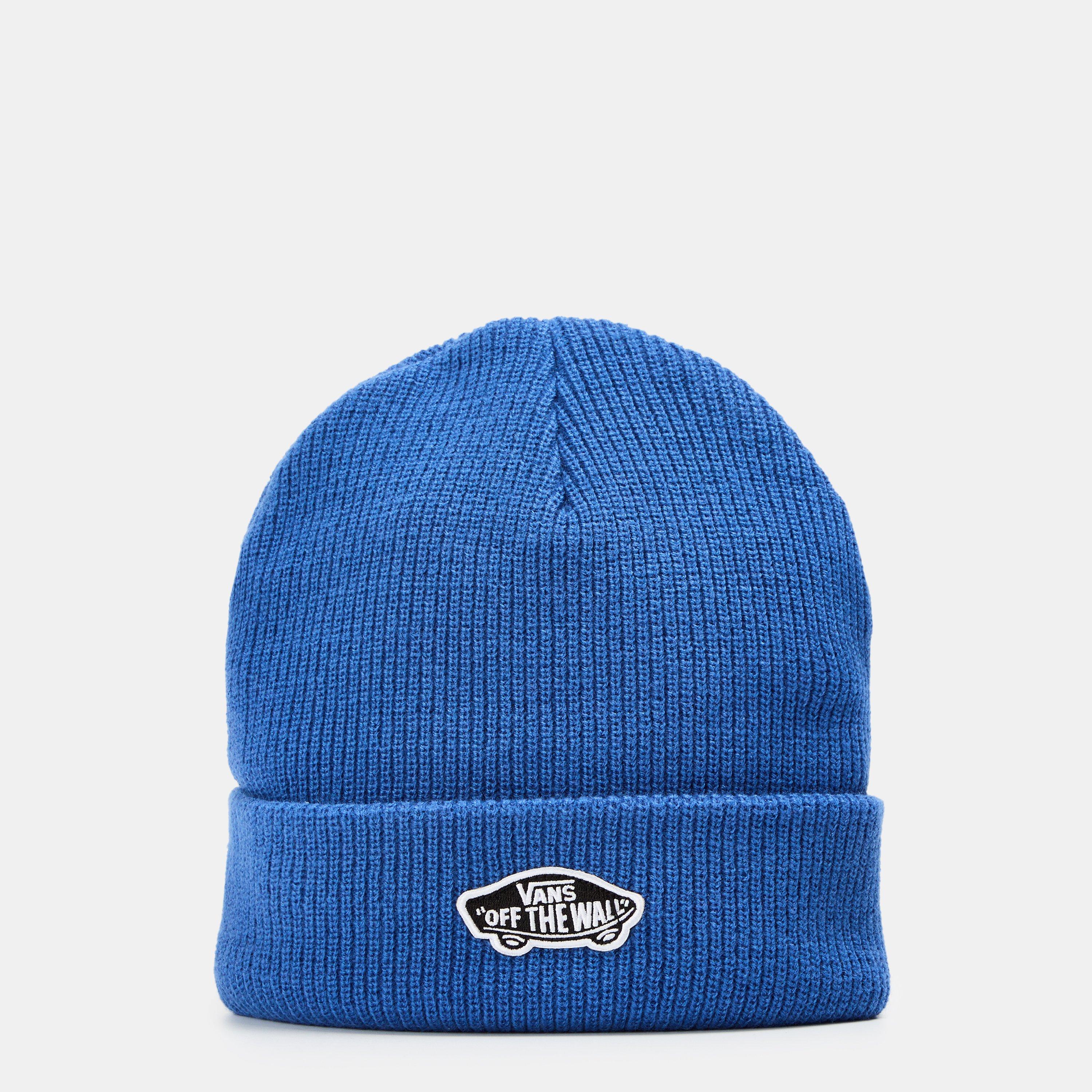 Vans Men's Cuff Ribbed Knit Beanie - True Blue - Mens