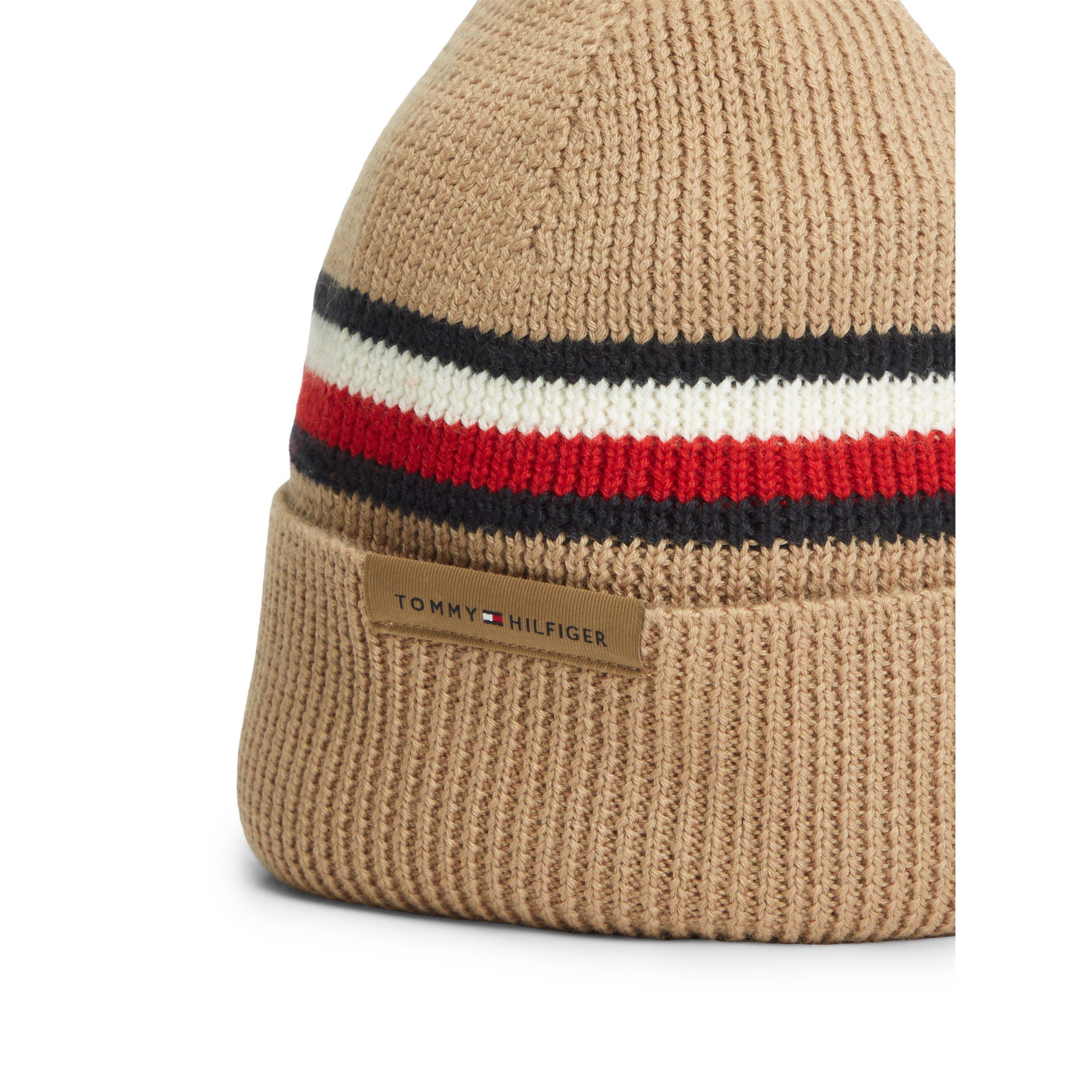 SouthernTan - Tommy Hilfiger - Wool Blend Global Stripe Beanie - 2