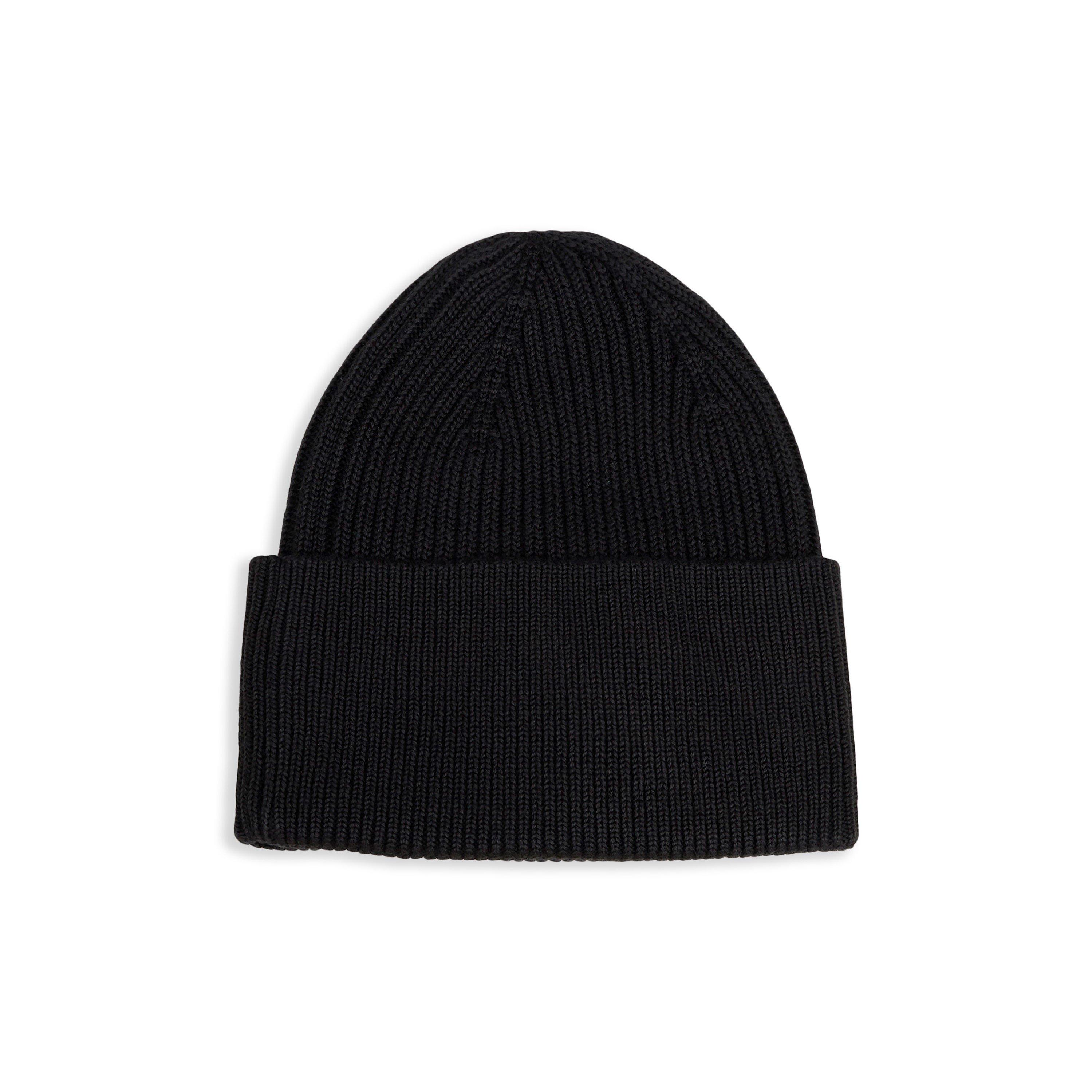 Black BDS - Tommy Hilfiger - Kids' Flag Cotton Logo Beanie - 4