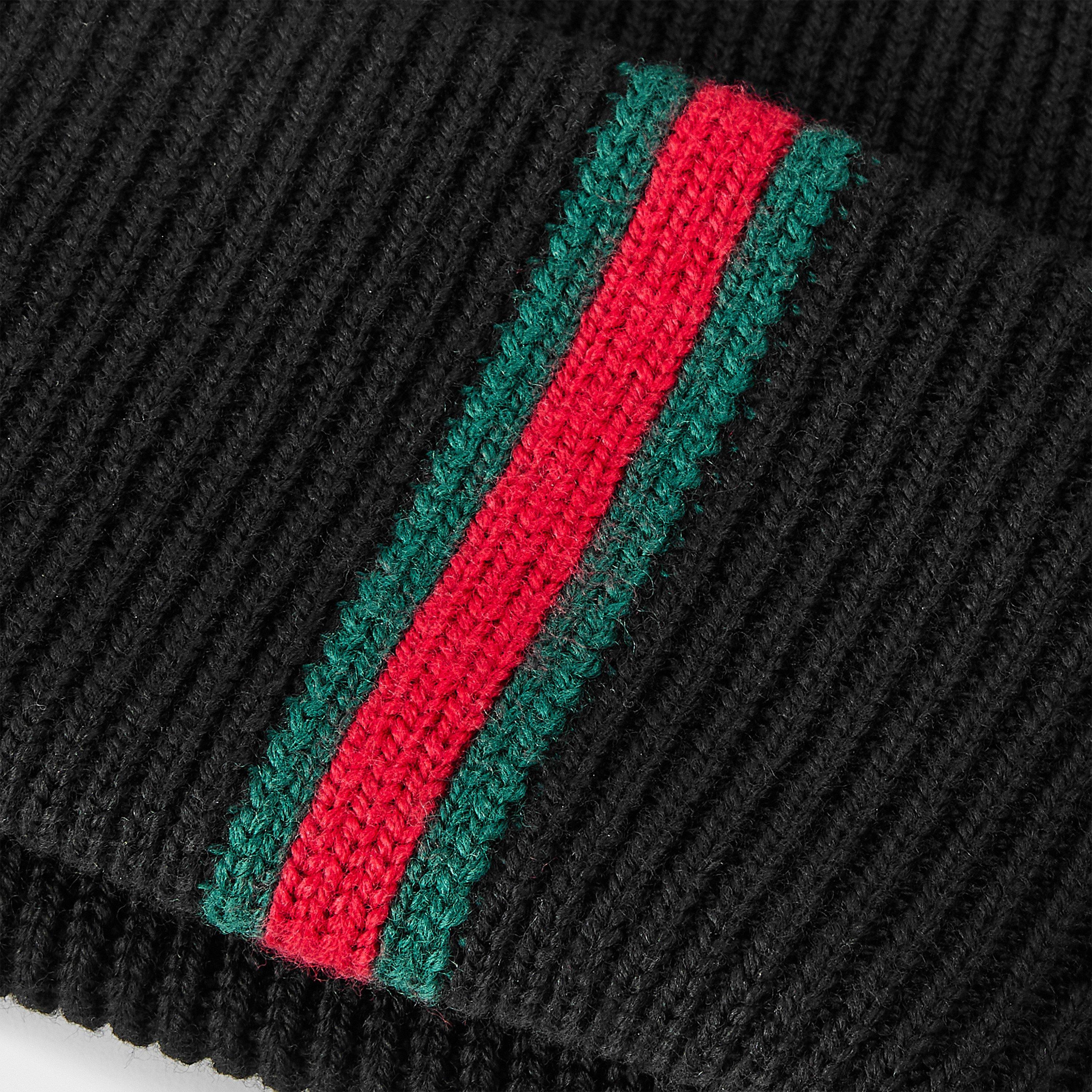 Black - Gucci - Men's Ace Beanie - 4