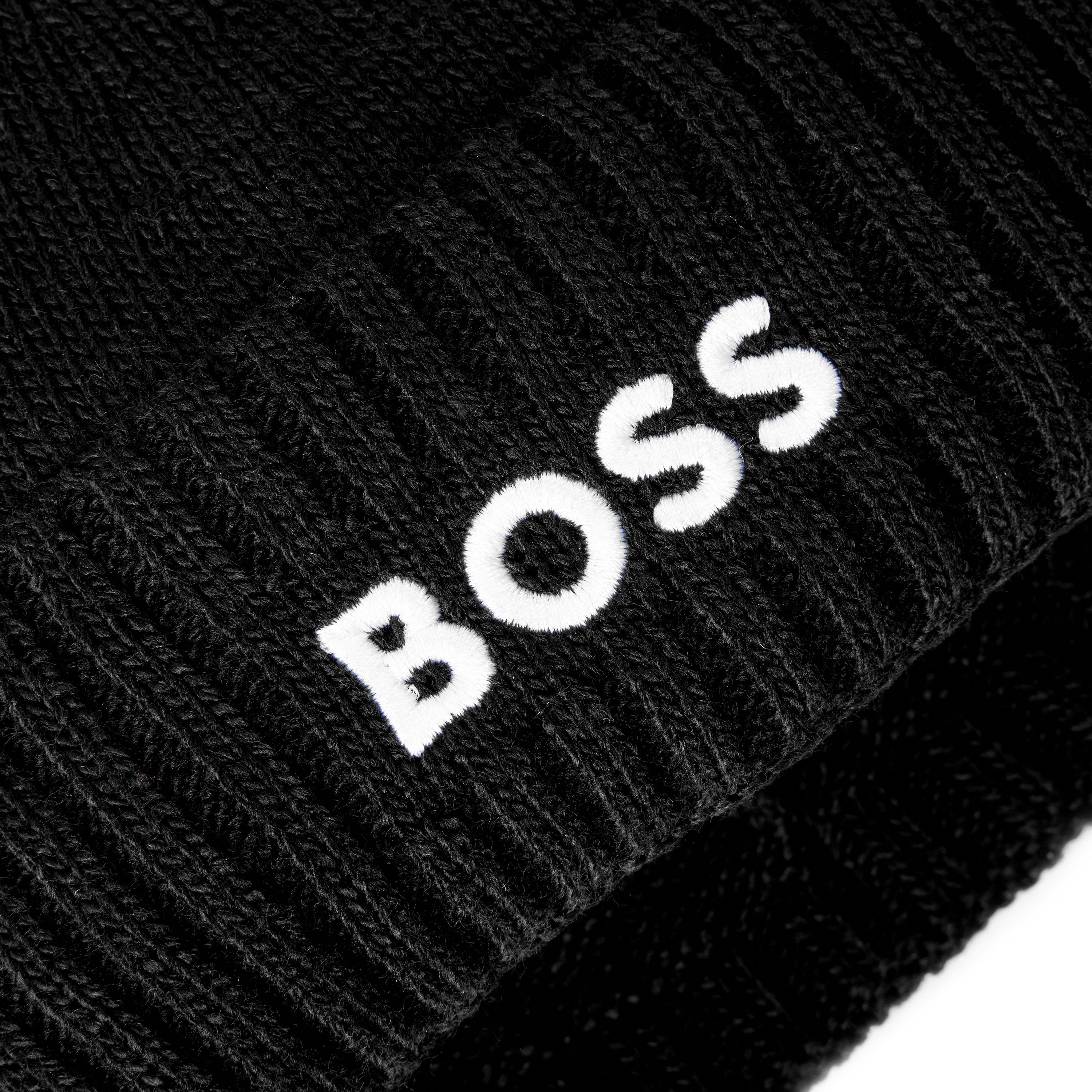 Black - Boss - Boss Asport Beanie 10259252 01 Beany Mens - 3
