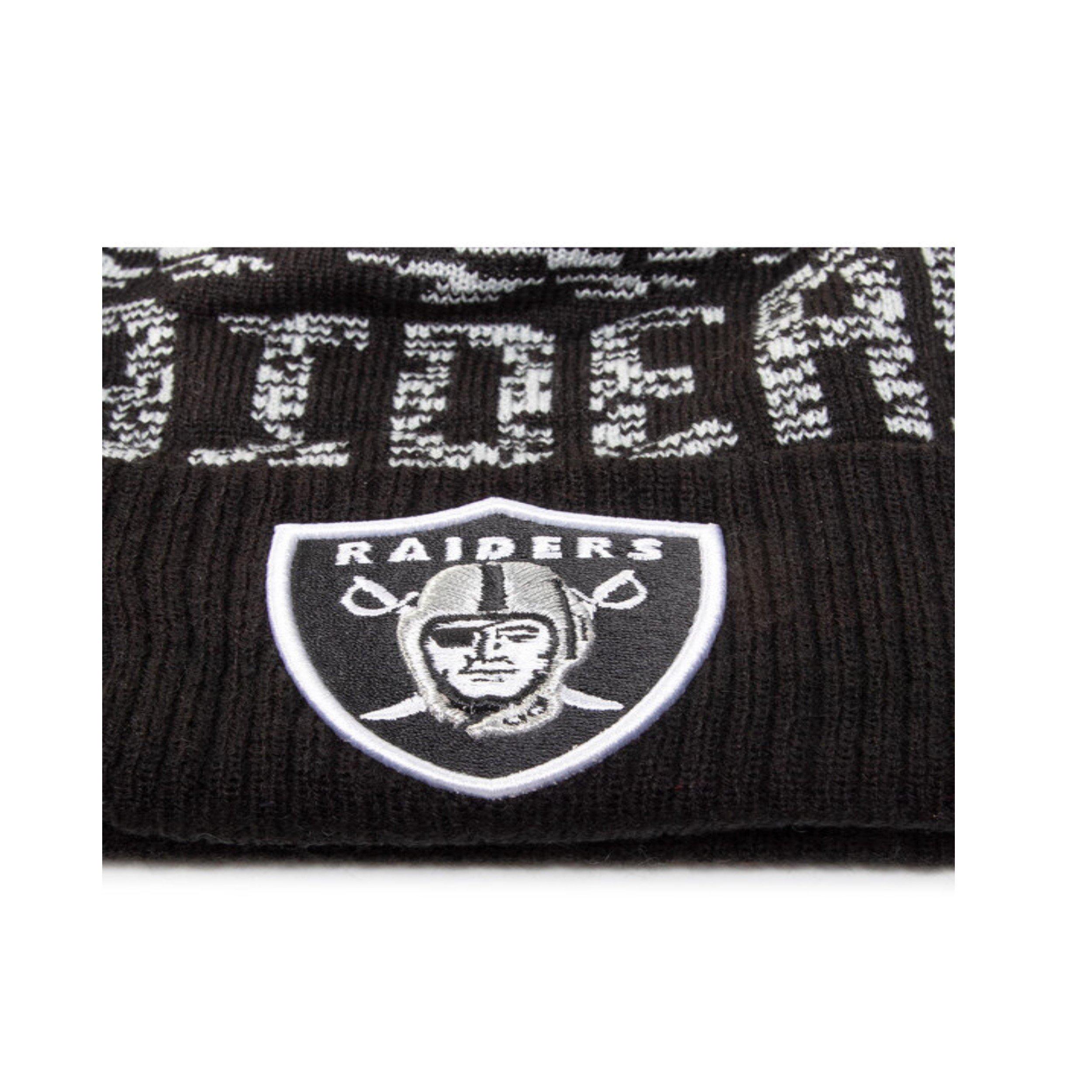 Black - New Era - Adults NFL Side Plate Beanie - 2