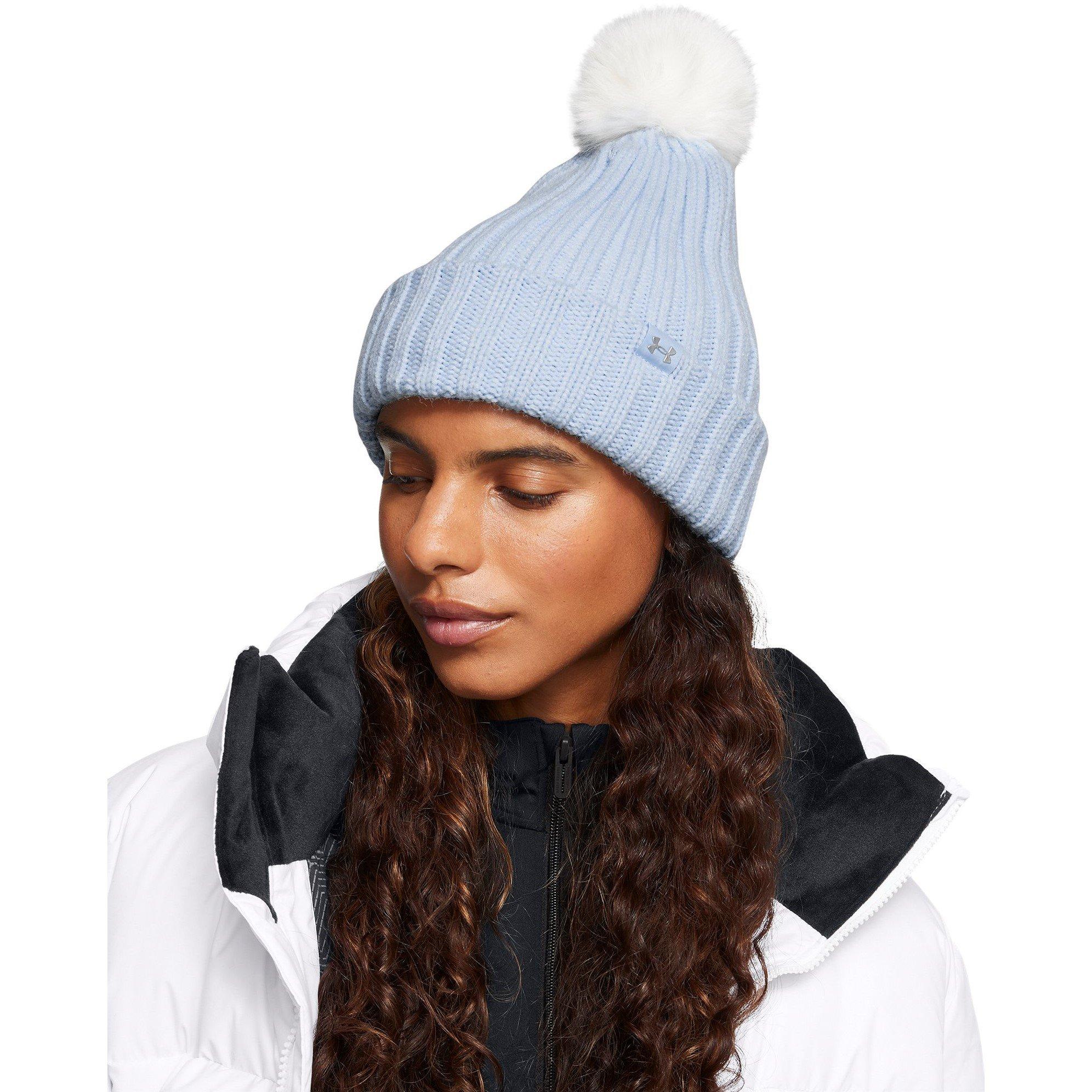 Blue - Under Armour - Halftime Pom Beanie - 2