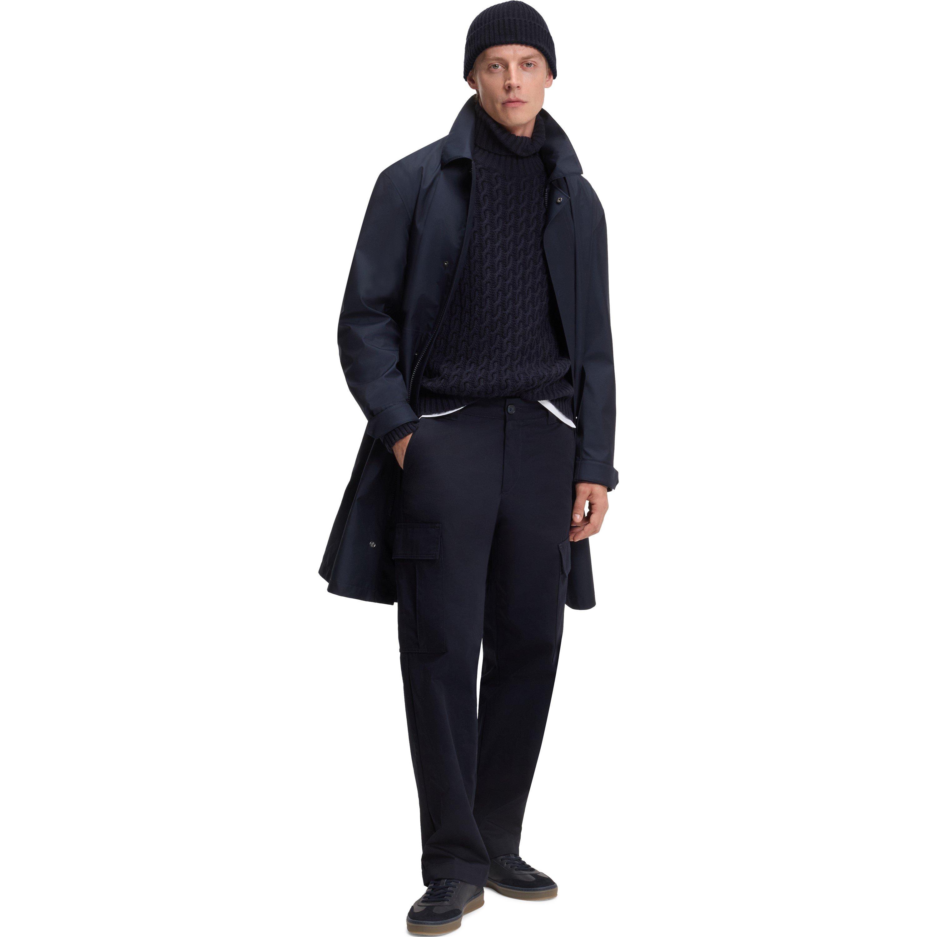 Blue 409 - Boss - Men's Hero Double Breasted Style Beanie - 4