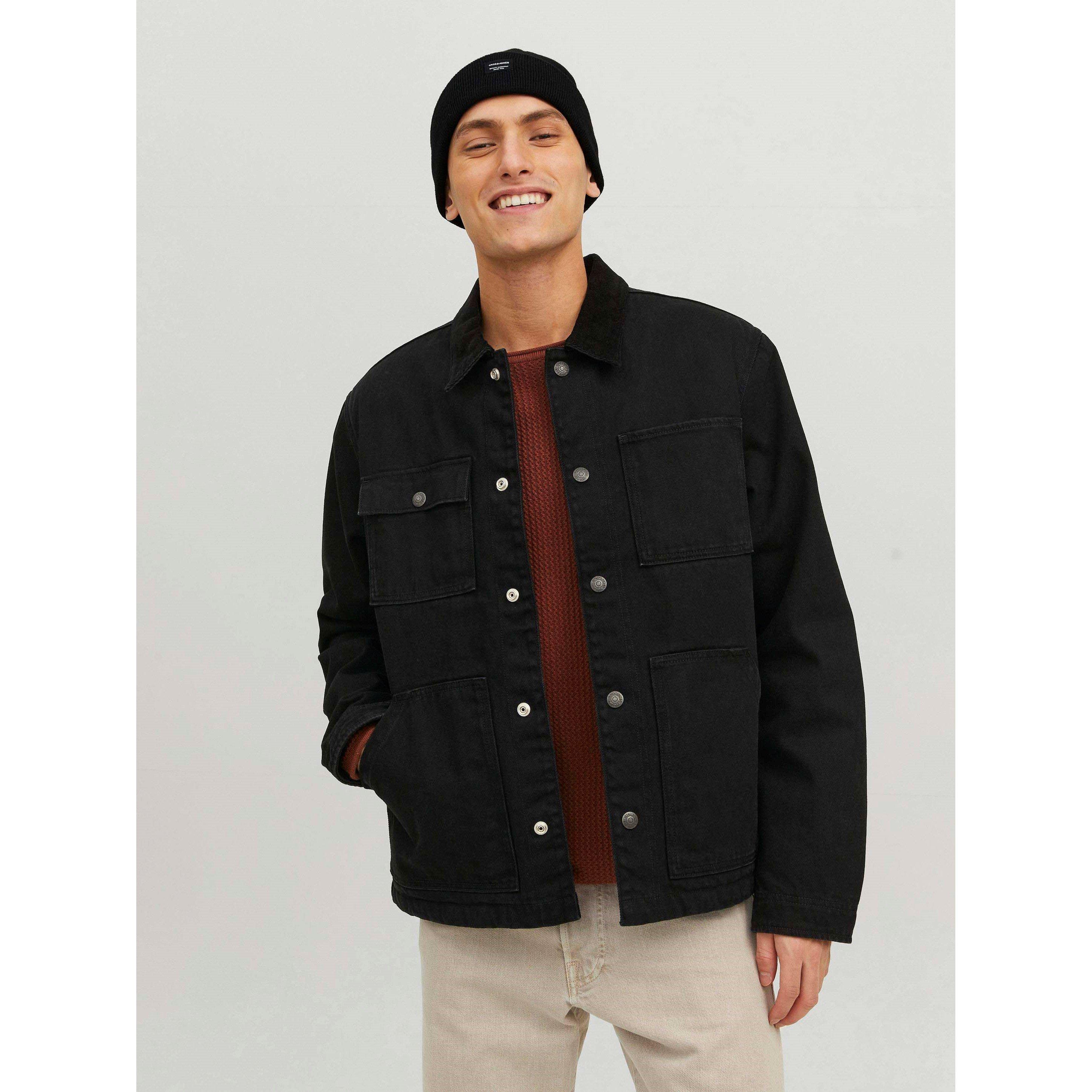 Black - Jack and Jones - DNA Cotton Beanie Mens - 4