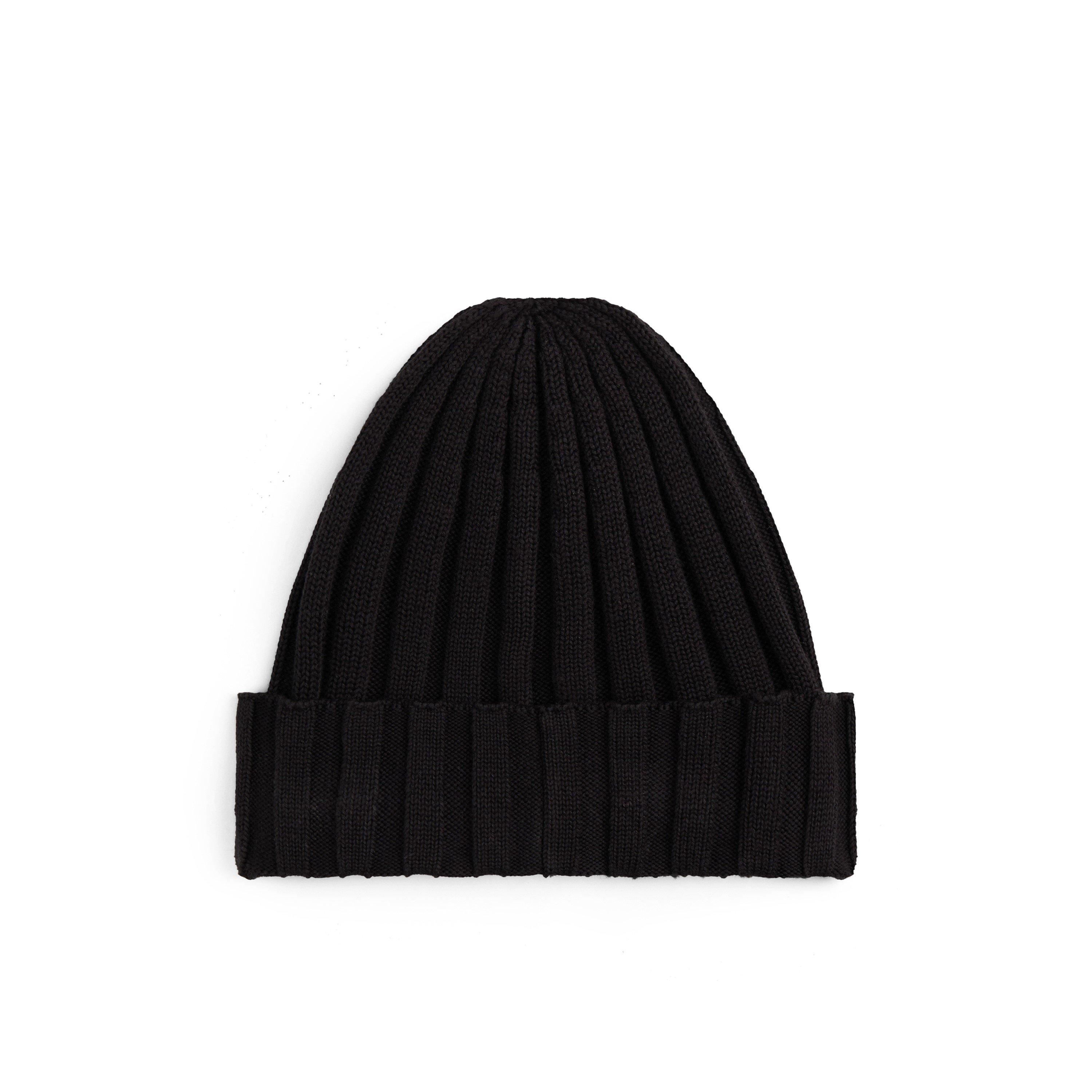 Black BDS - Tommy Hilfiger - Unisex Kids Flag Beanie - 4