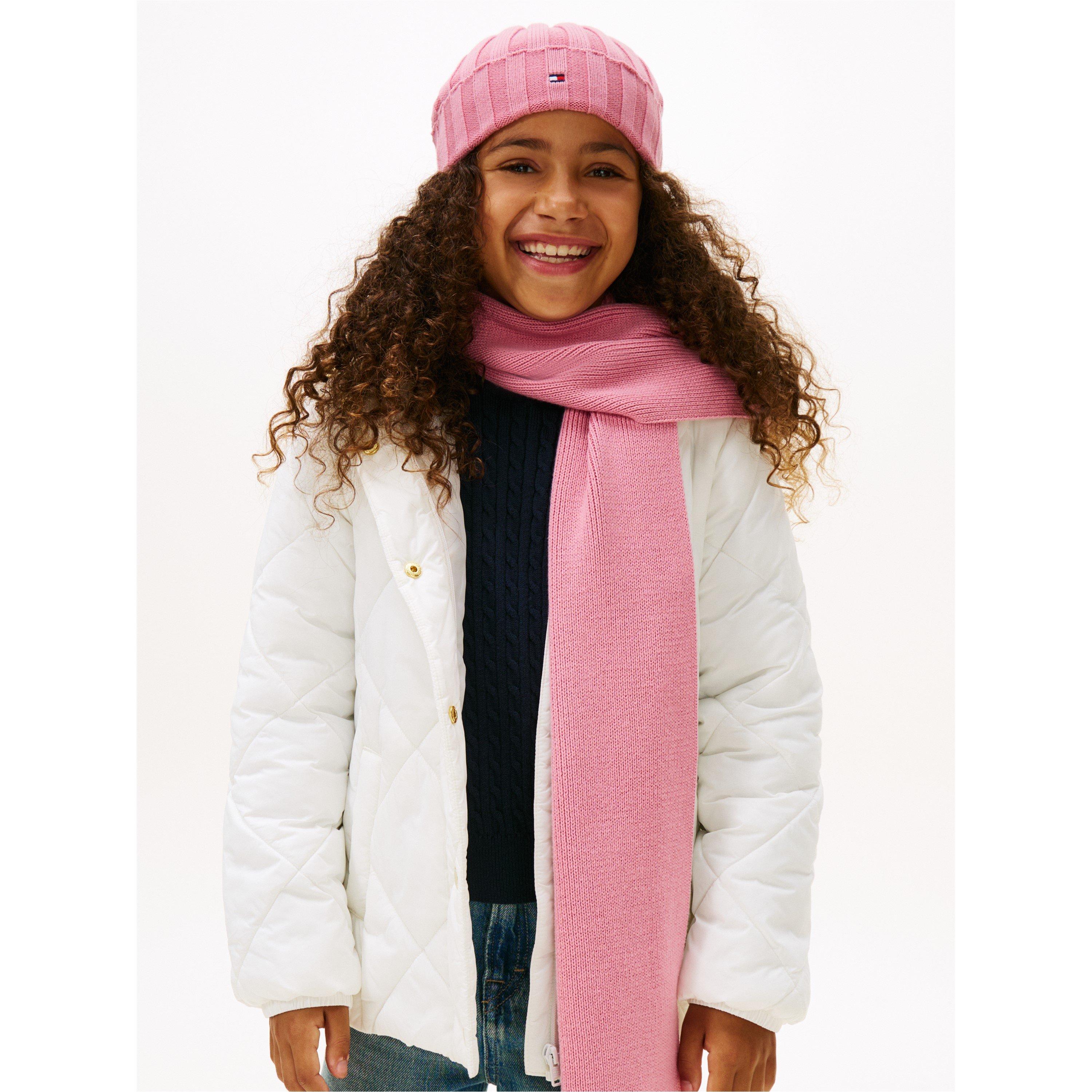 Mystic Pink THC - Tommy Hilfiger - Unisex Kids Flag Beanie - 2