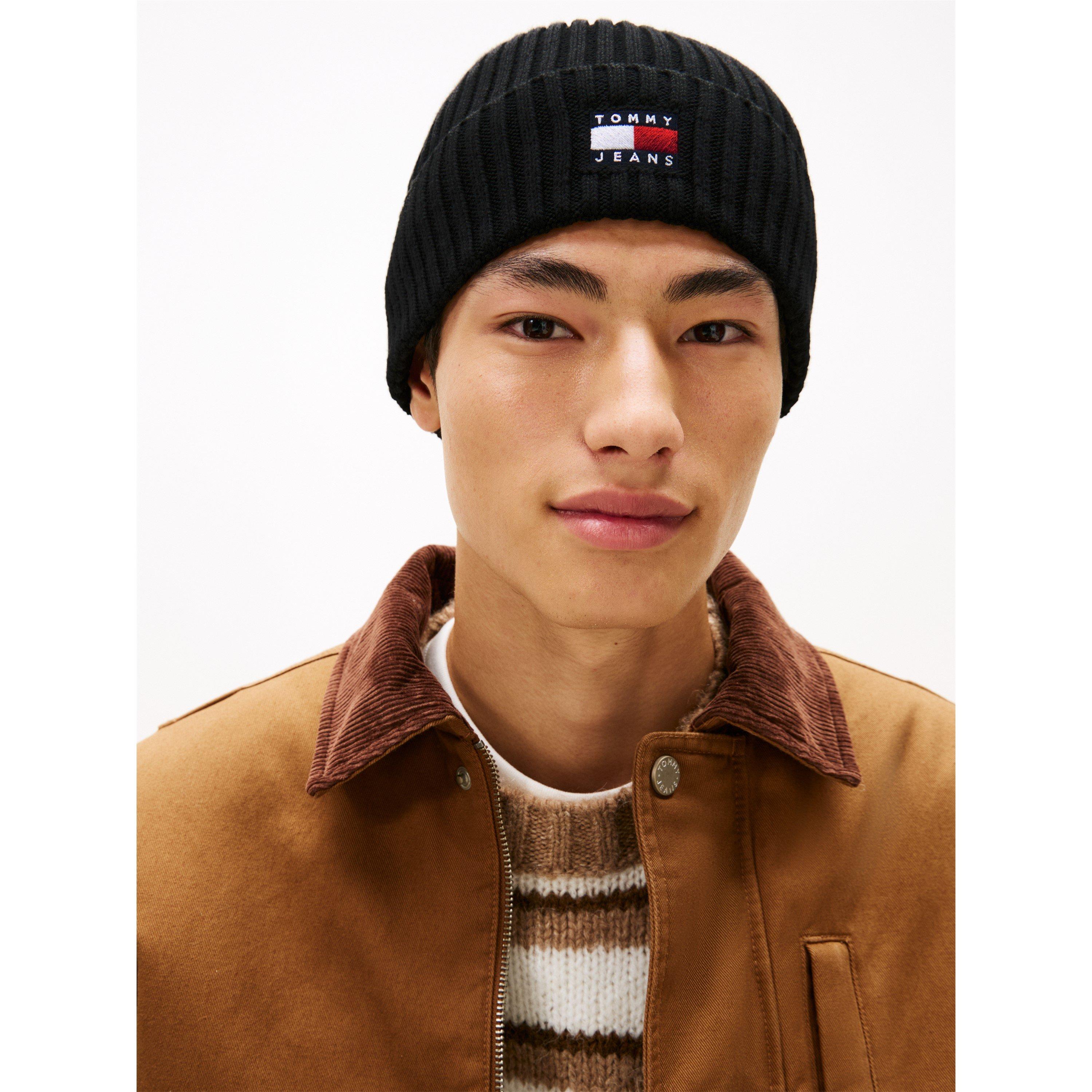 Crna - Tommy Jeans - Heritage Rib-Knit Core Beanie - 2