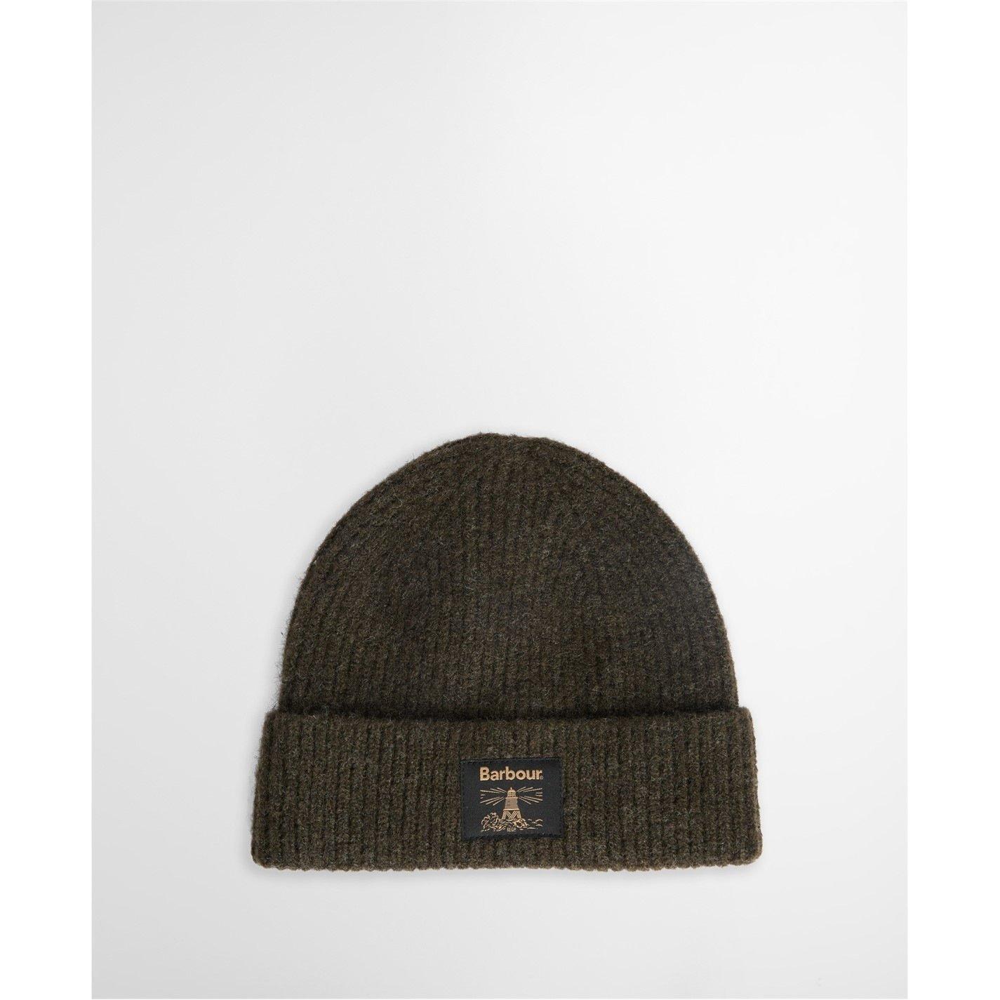 Olive/Navy - Barbour - Westerdale Beanie & Scarf Gift Set - 3