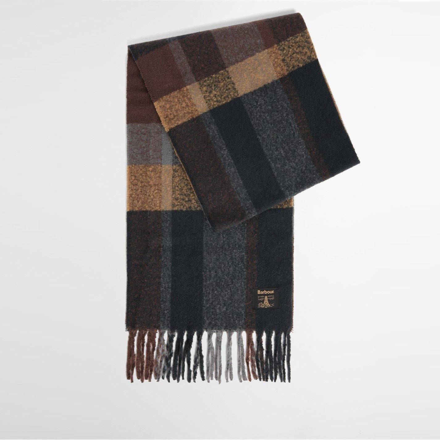 Navy/Grey - Barbour - Westerdale Beanie & Scarf Gift Set - 1