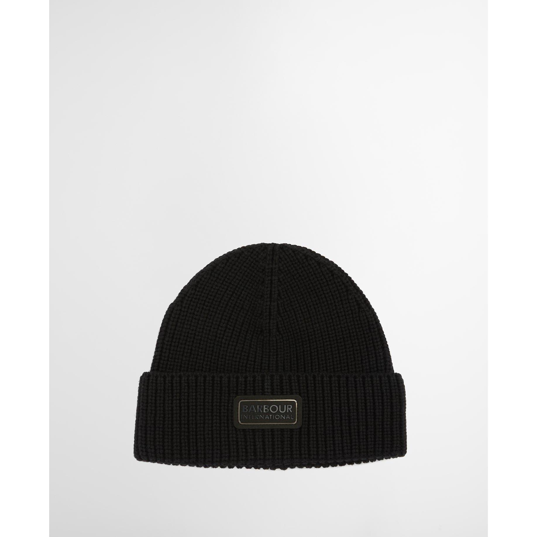 Black - Barbour International - Sweeper Beanie and Scarf Gift Set - 3