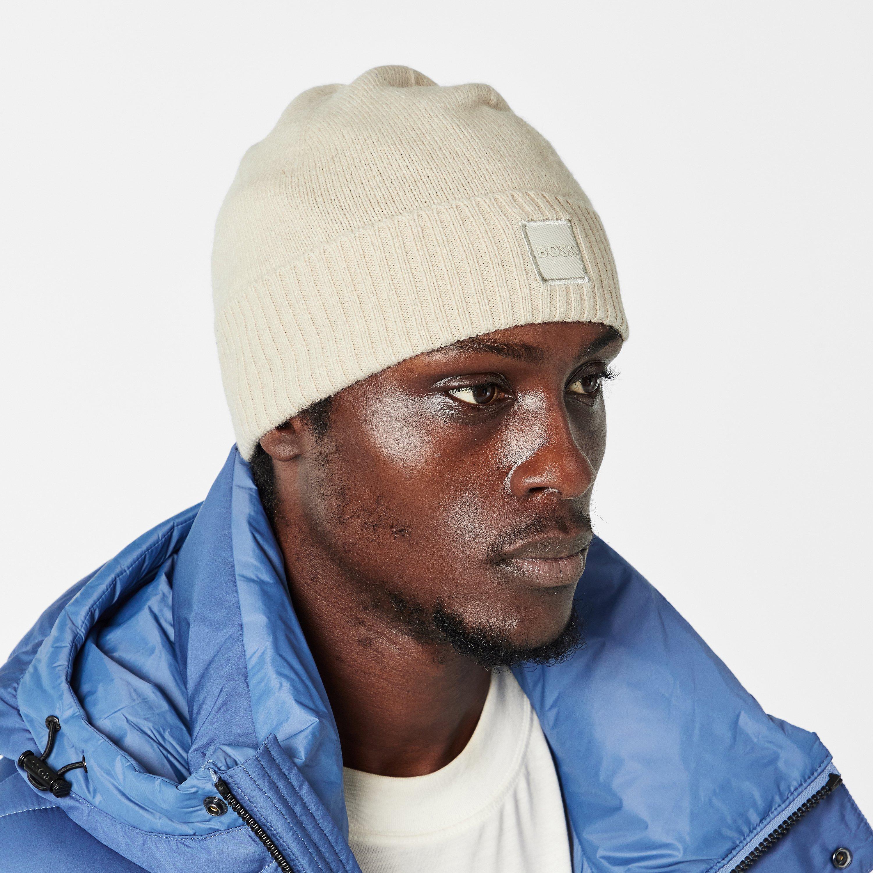 Light Beige 271 - Boss - Men's Akaio R  Orange Beanies - 3