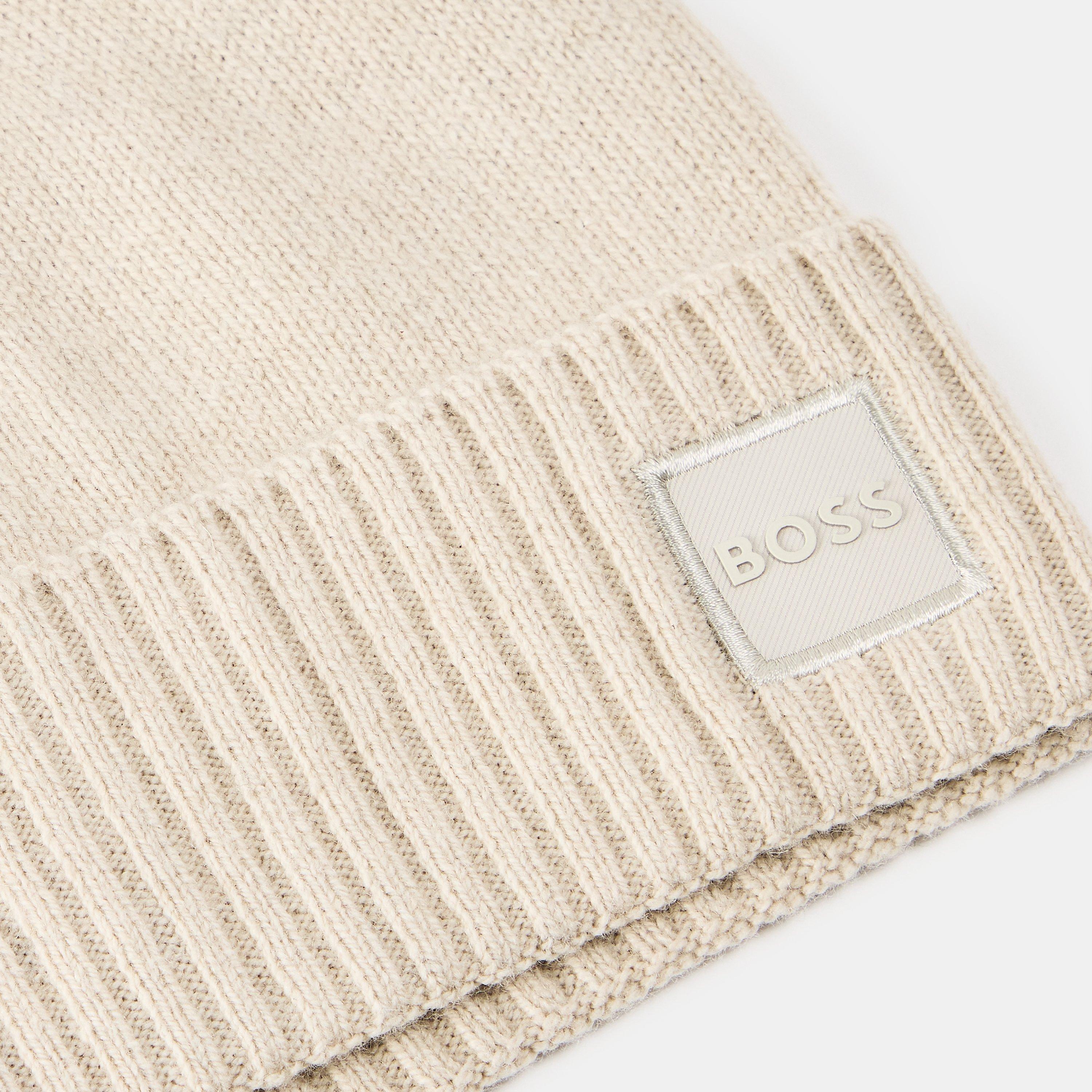 Light Beige 271 - Boss - Men's Akaio R  Orange Beanies - 4