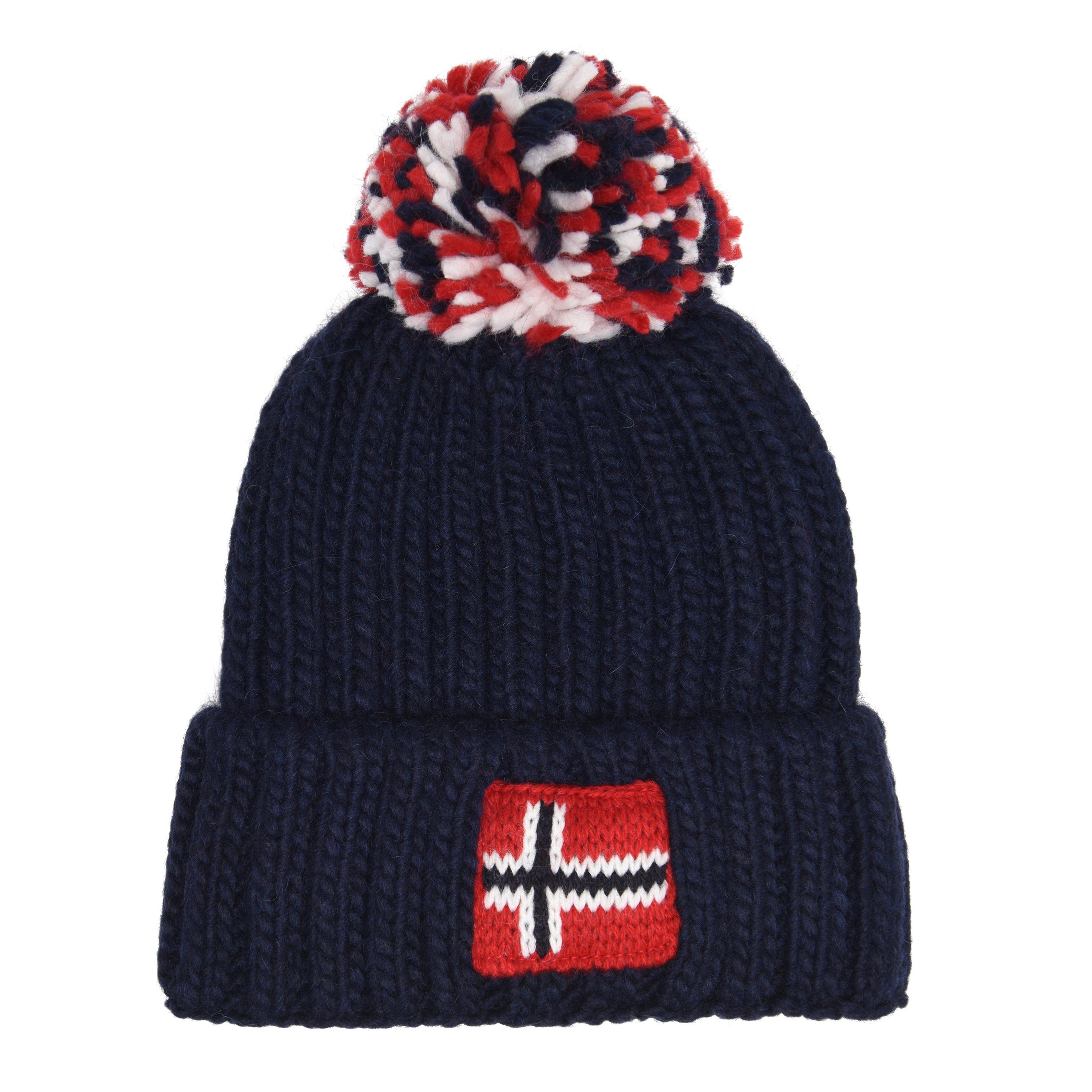 Blue Marine - Napapijri - Semiury Bobble Beanie Hat - 1