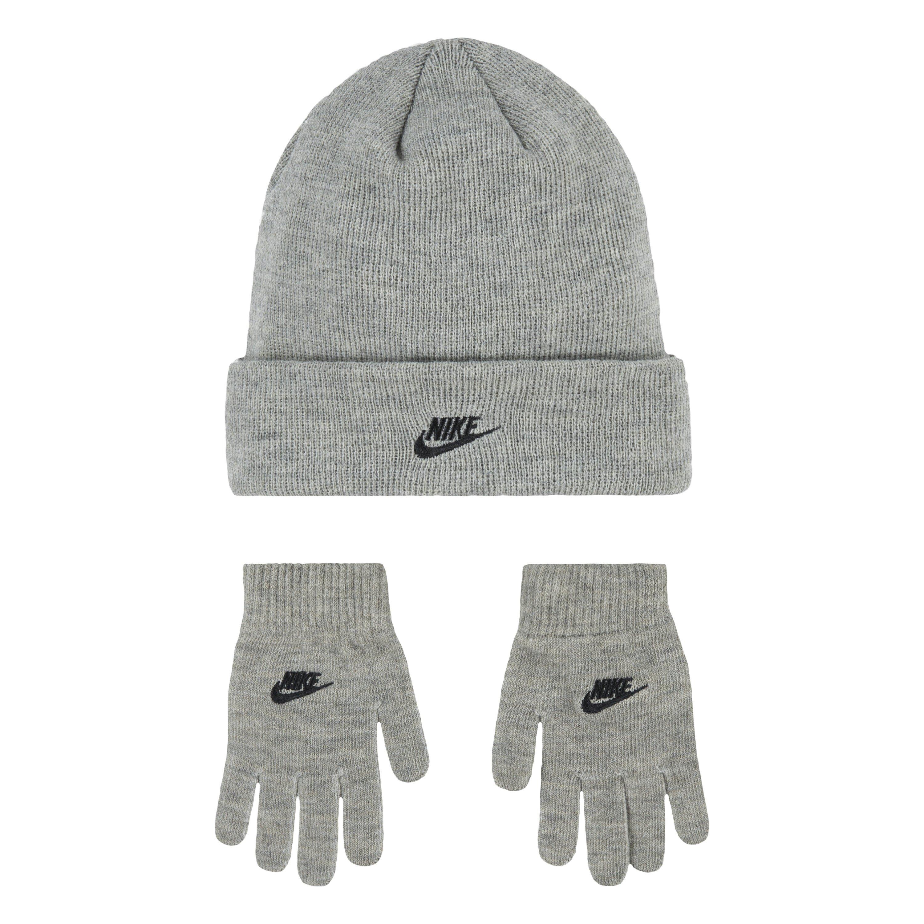 Grigio scuro Heather - Nike - Club Beanie/Glove Juniors - 1