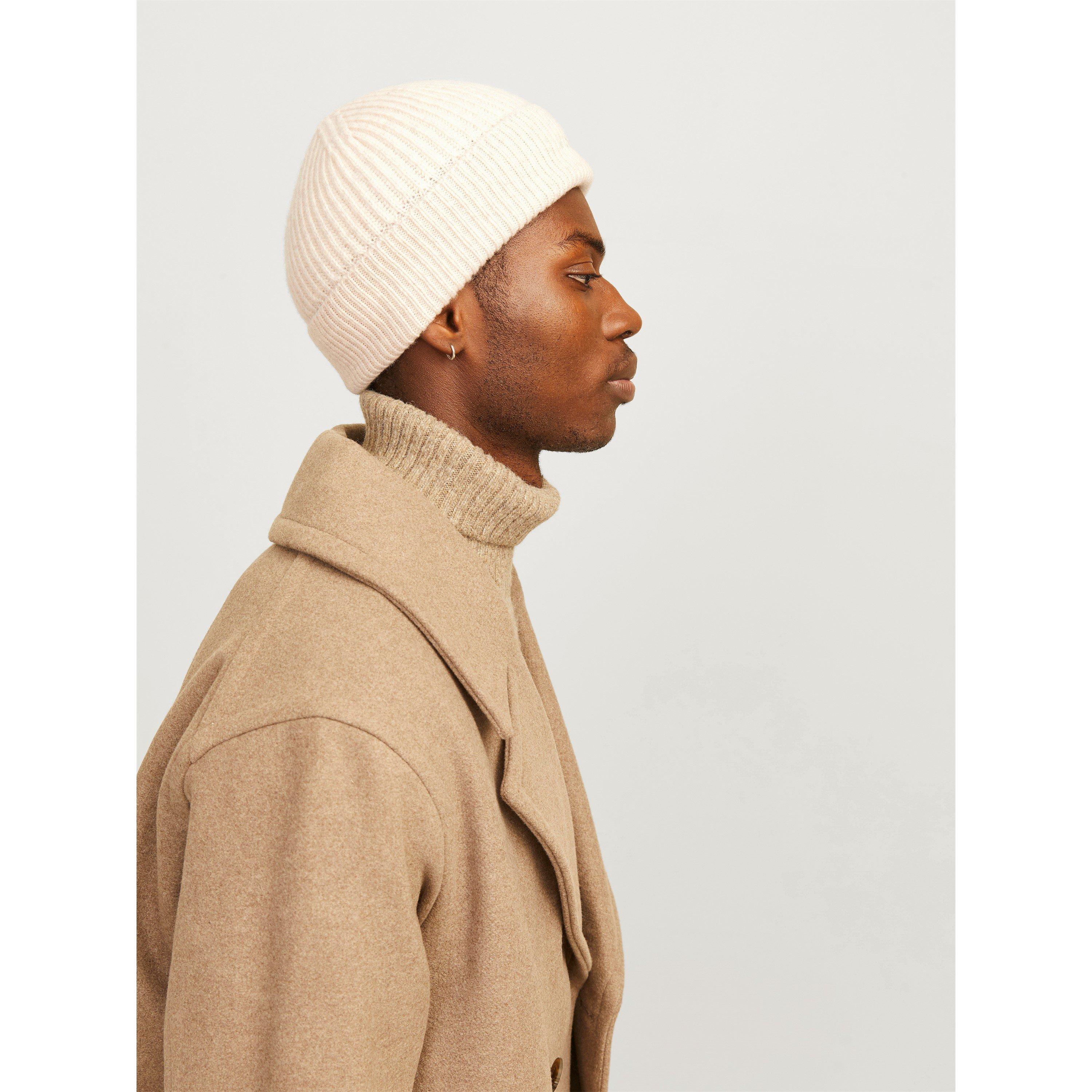 Beige - Jack and Jones - Wool Beanie - 4