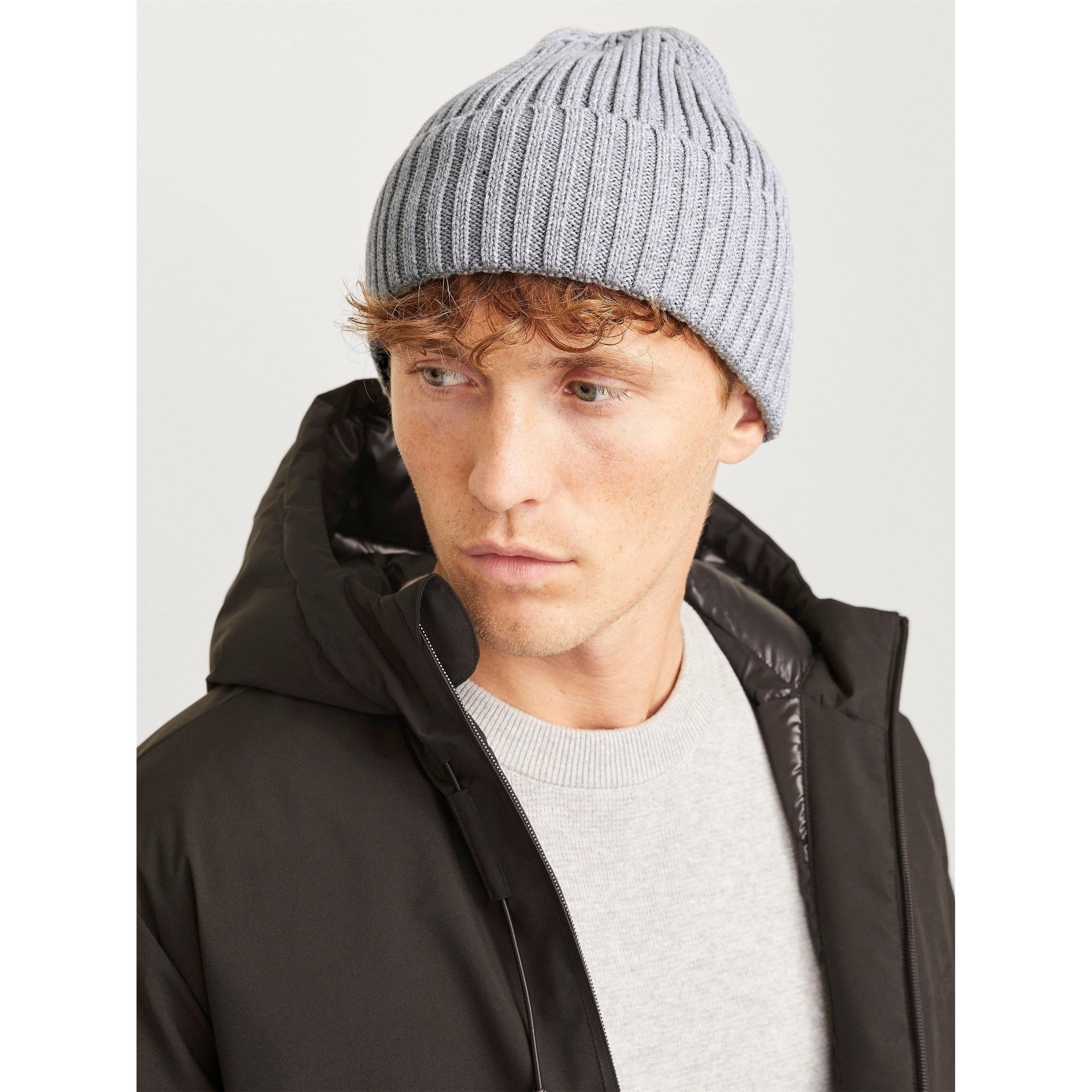 Lg Gr Mel - Jack and Jones - Men's Cotton Beanie - 5