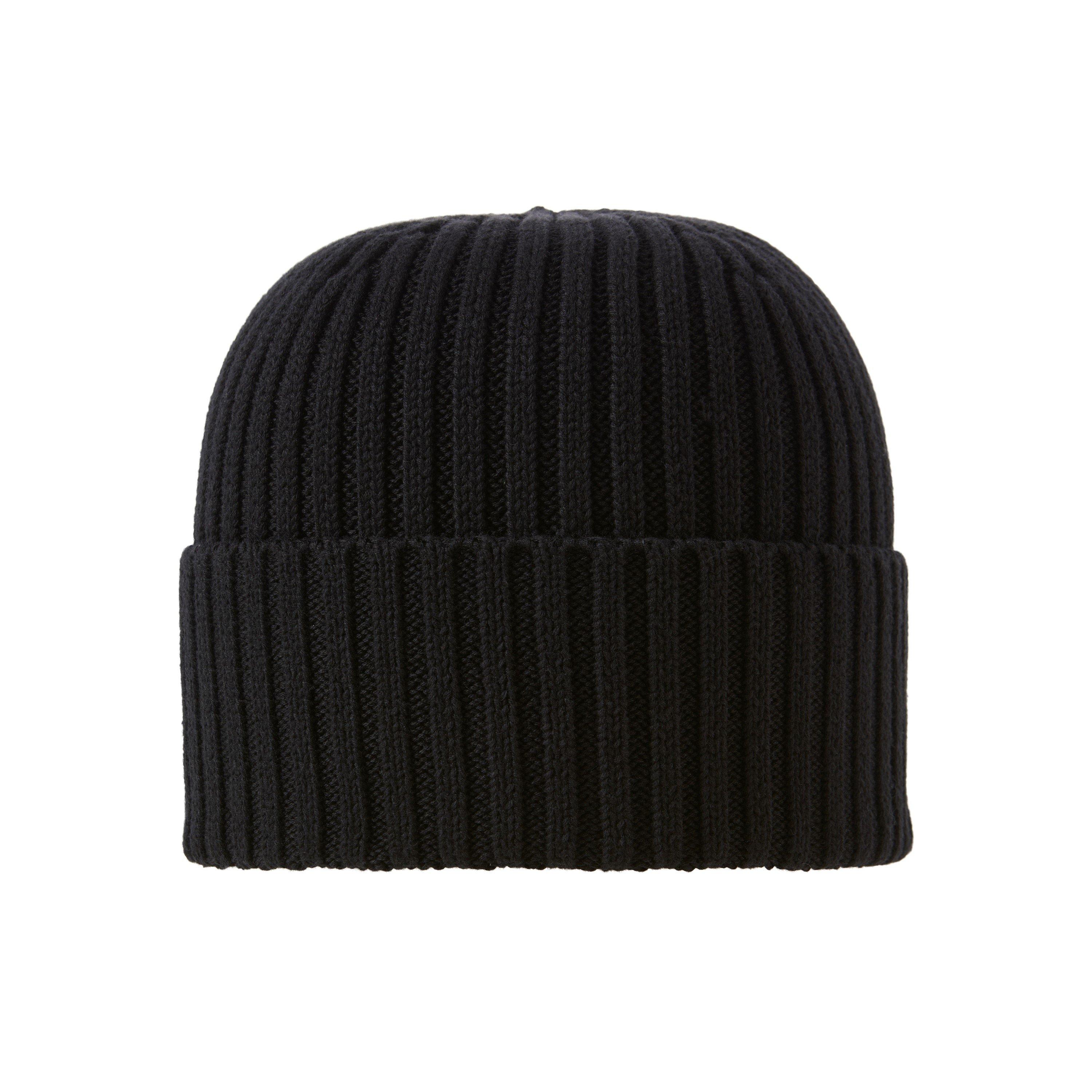 帽子 everyone cotton rib beanie (BLACK) everyone cotton rib beanie (BLACK)