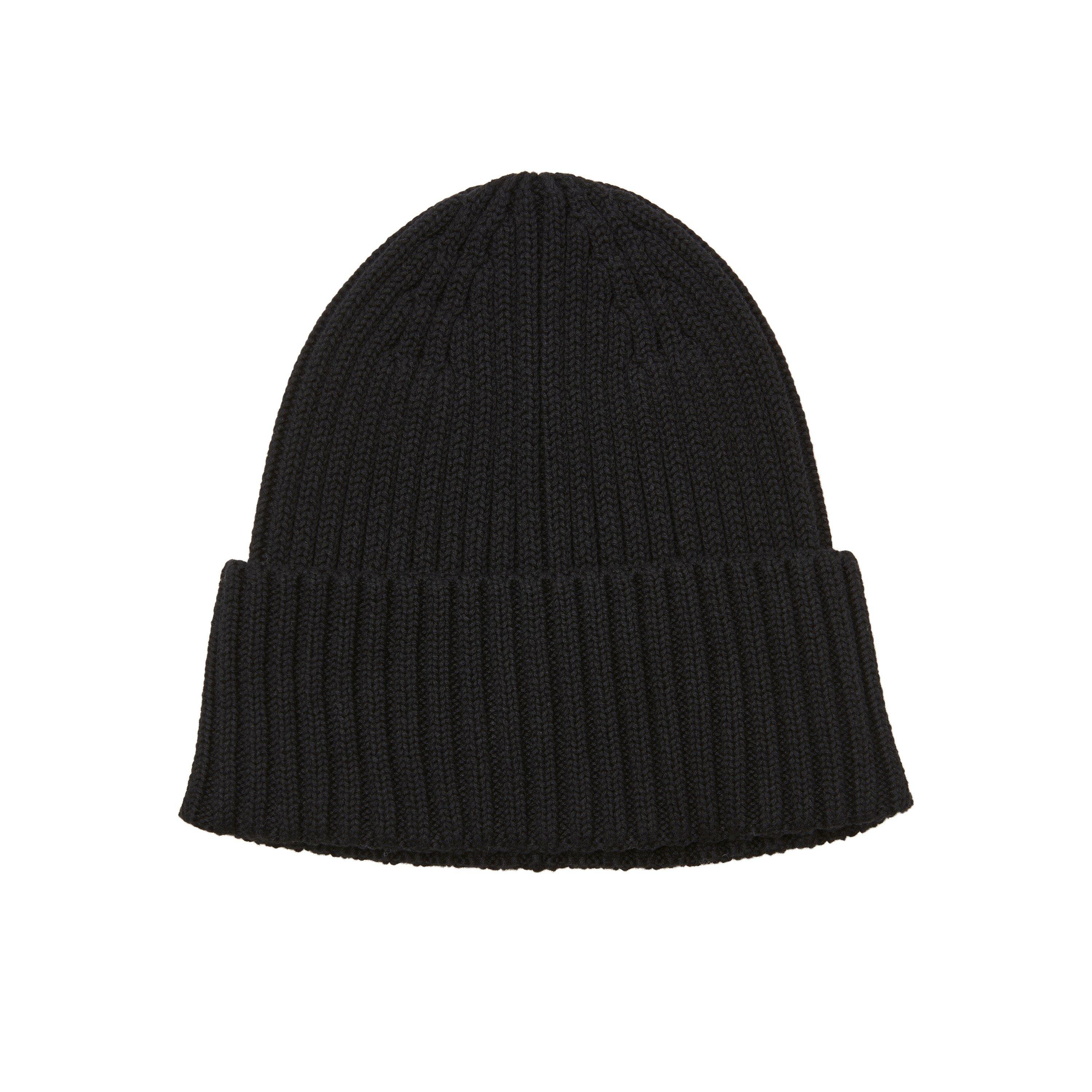 Black - Jack and Jones - Men's Cotton Beanie - 2