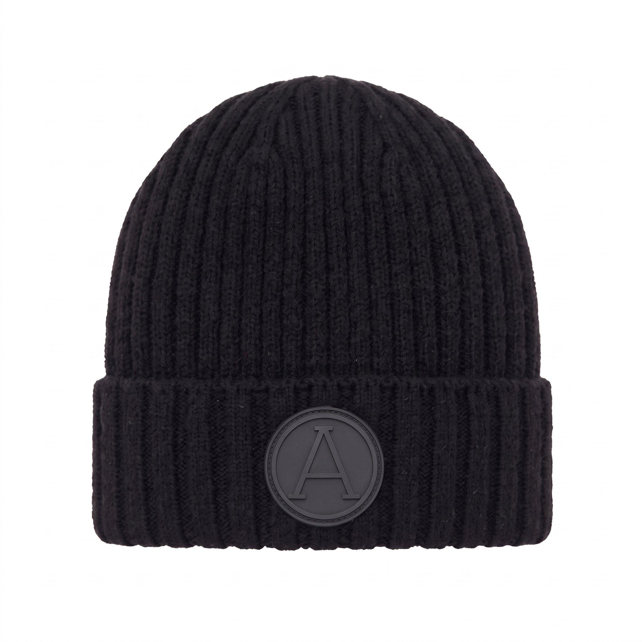 Mens OG Chunky Ribbed Knit Pom Pom Beanie
