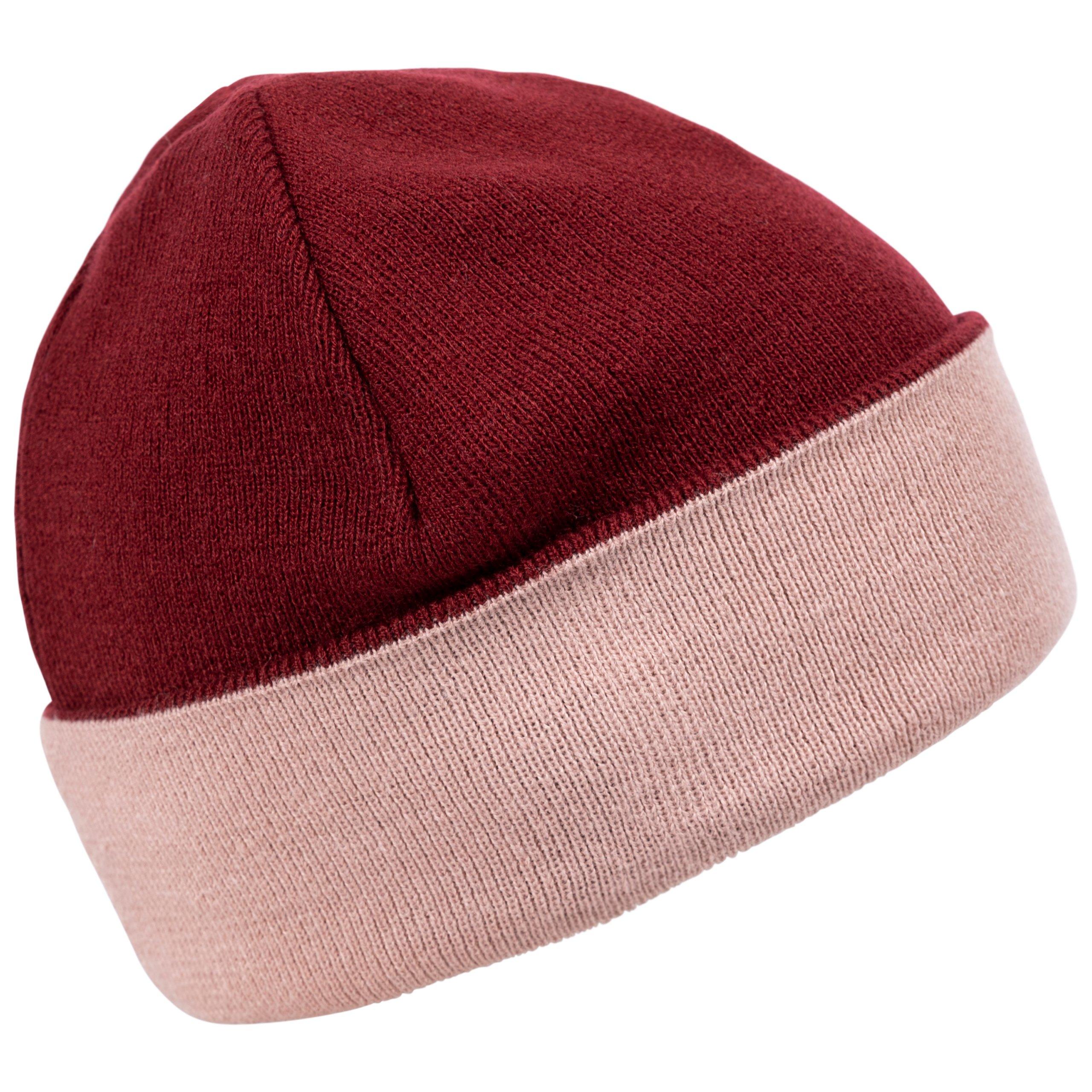 Dunkle Kirsche - Trespass - Adults Montana Reversible Beanie - 3