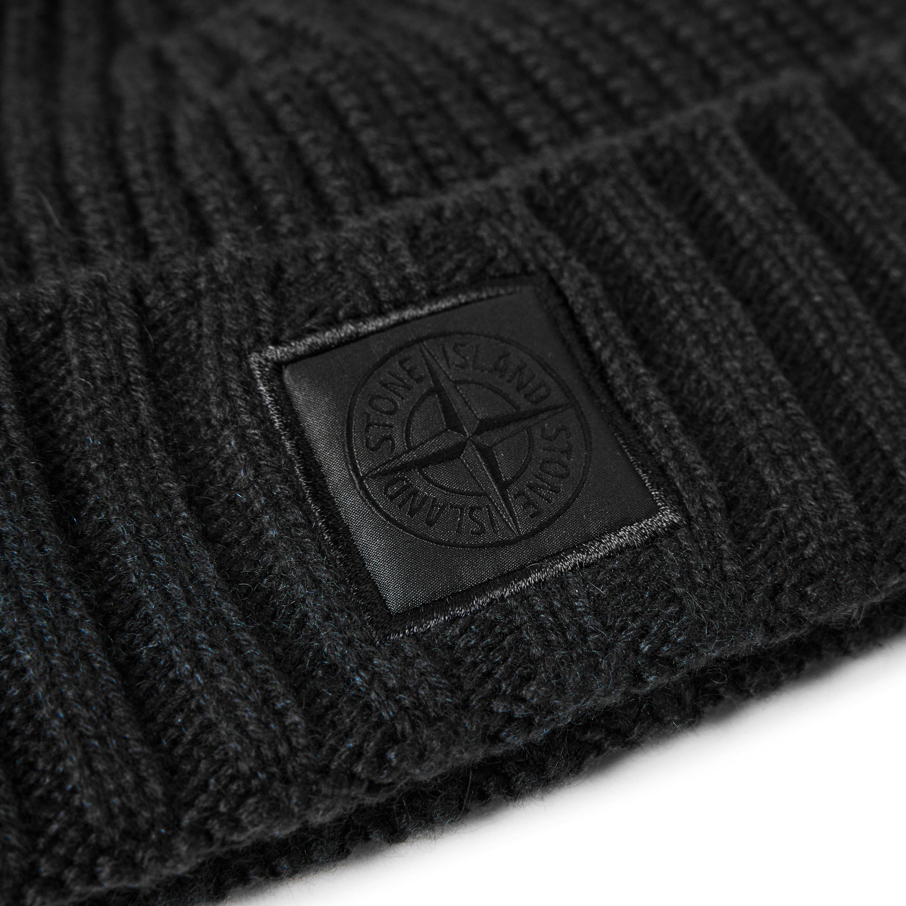 Black V0029 - Stone Island - Stone GH Beanie Sn64 - 3