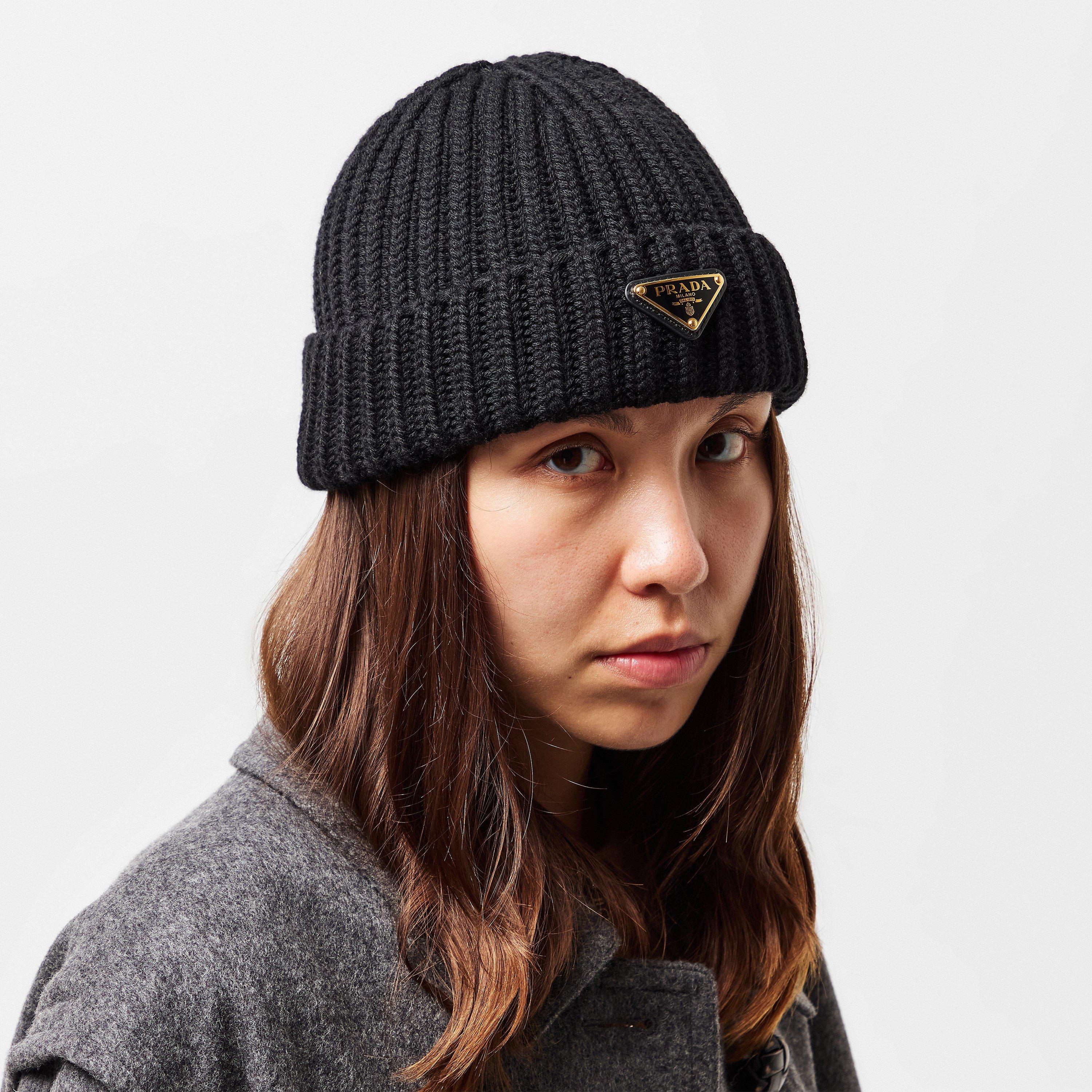 Nero - Prada - Logo Beanie - 3