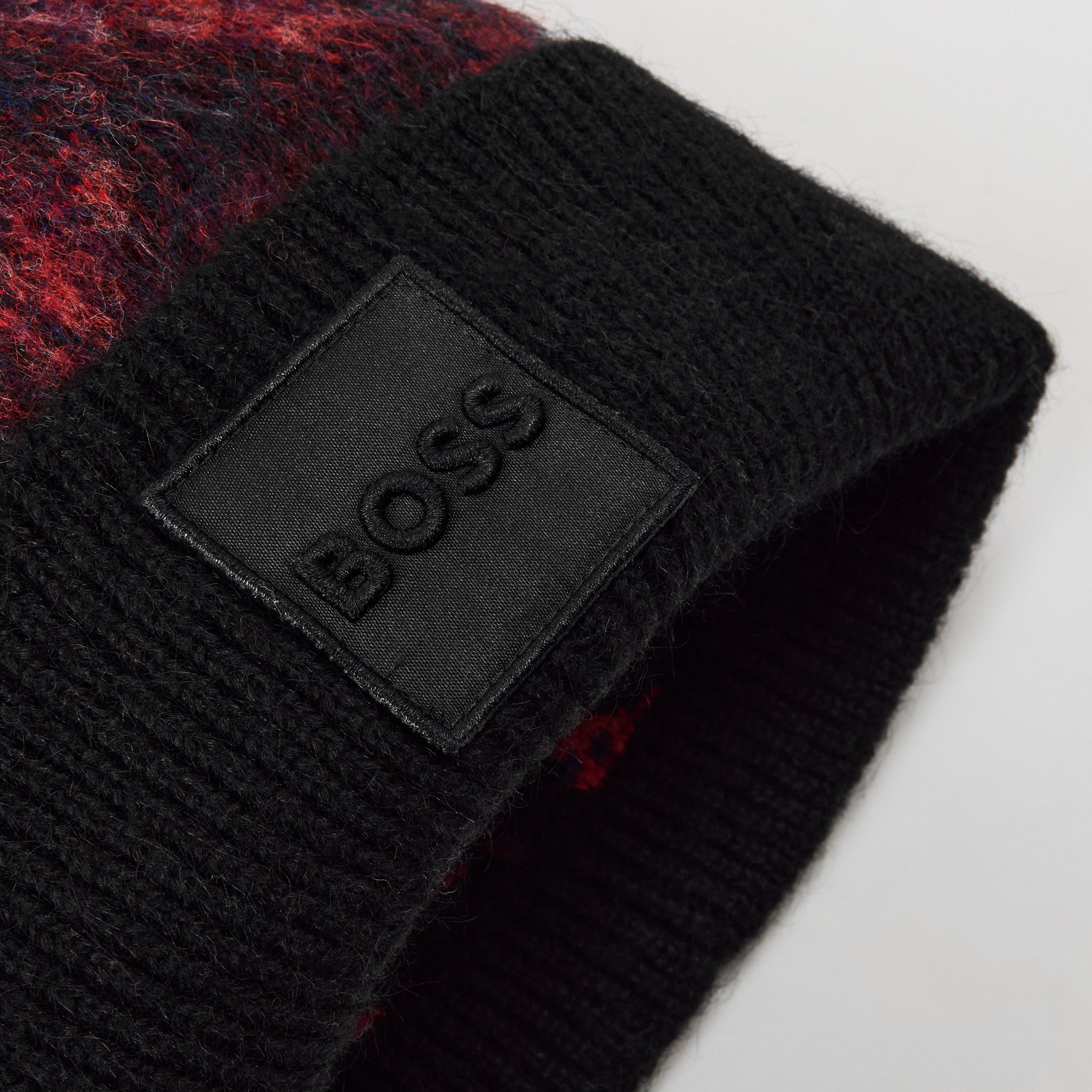 Black - Boss - Men's Miracolo Stylish Beanie Hat - 3