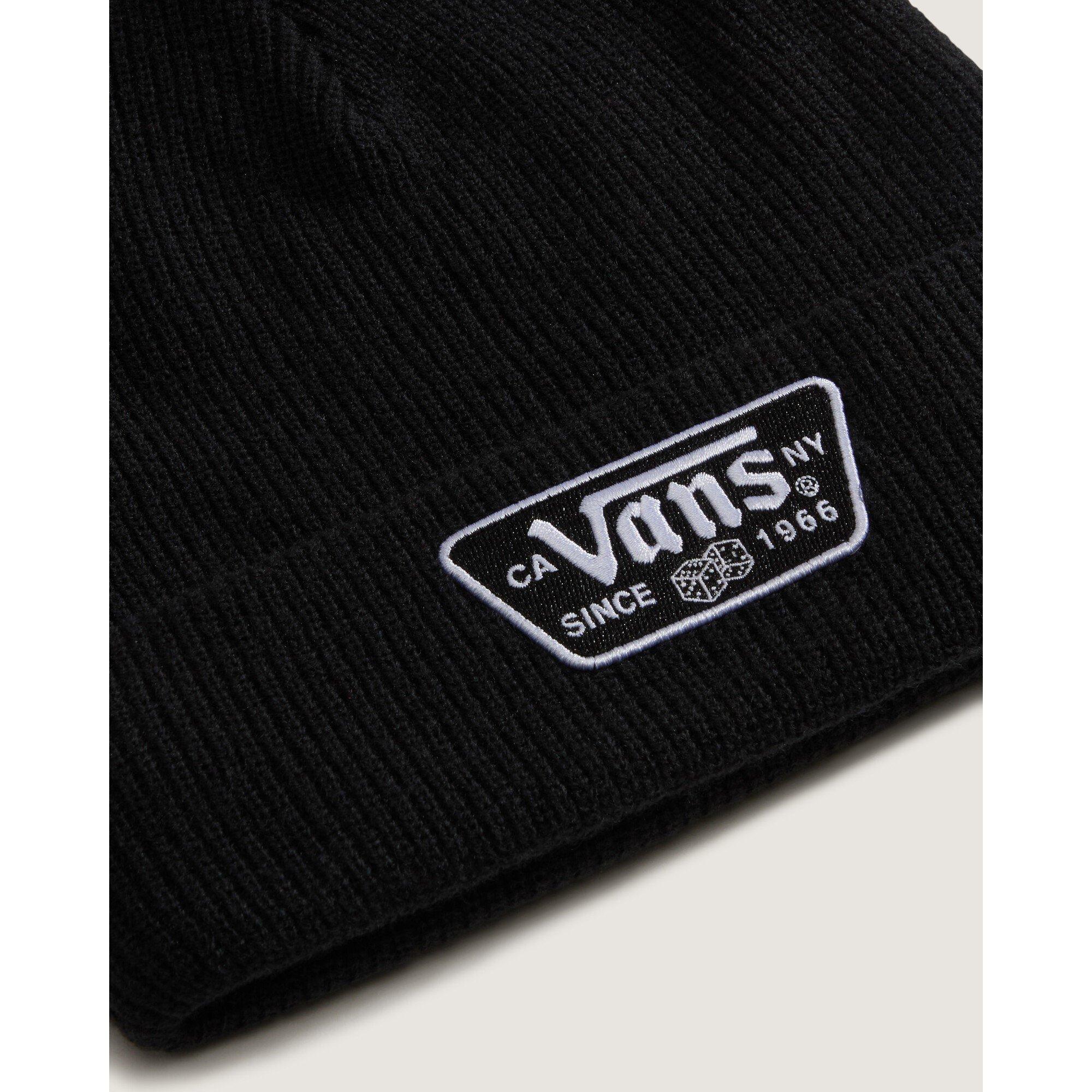 Black - Vans - Vans Knu Patch Beanie Mens - 3