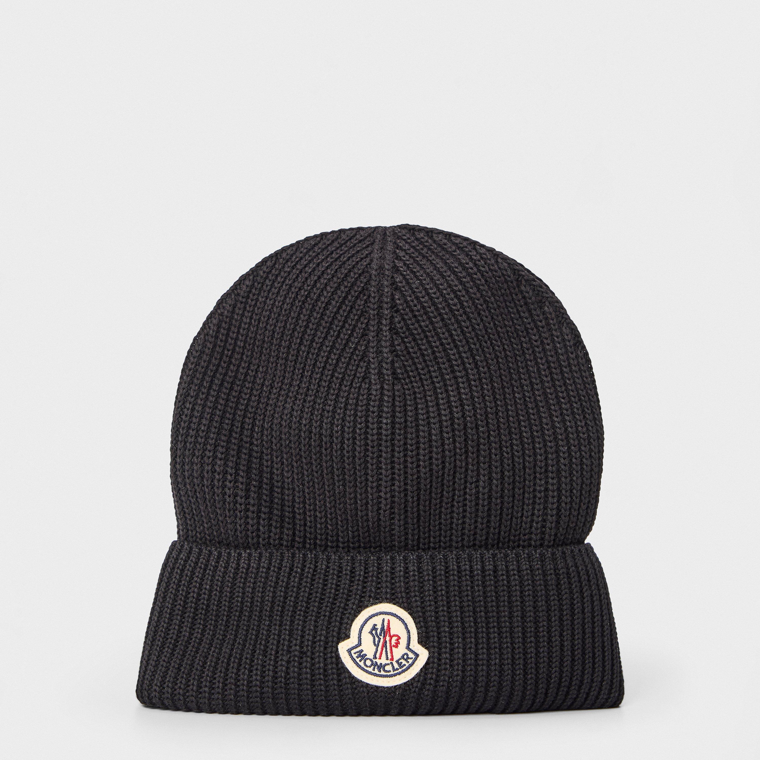 Black 999 - Moncler - Moncler Logo Beanie Sn62 - 1