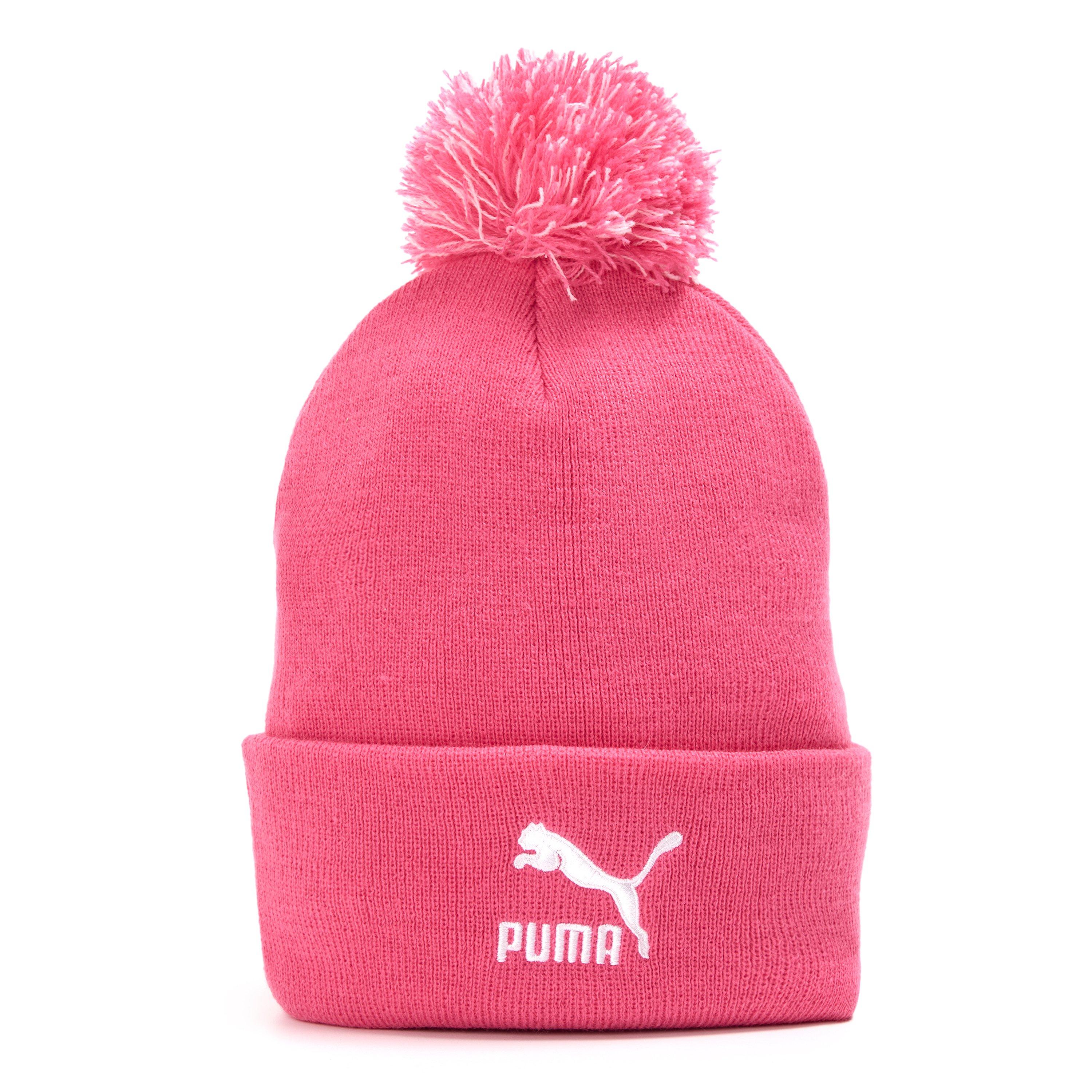 Puma Men's (16) Ls Core Knit Pom Pom Beanie - Pink - Mens
