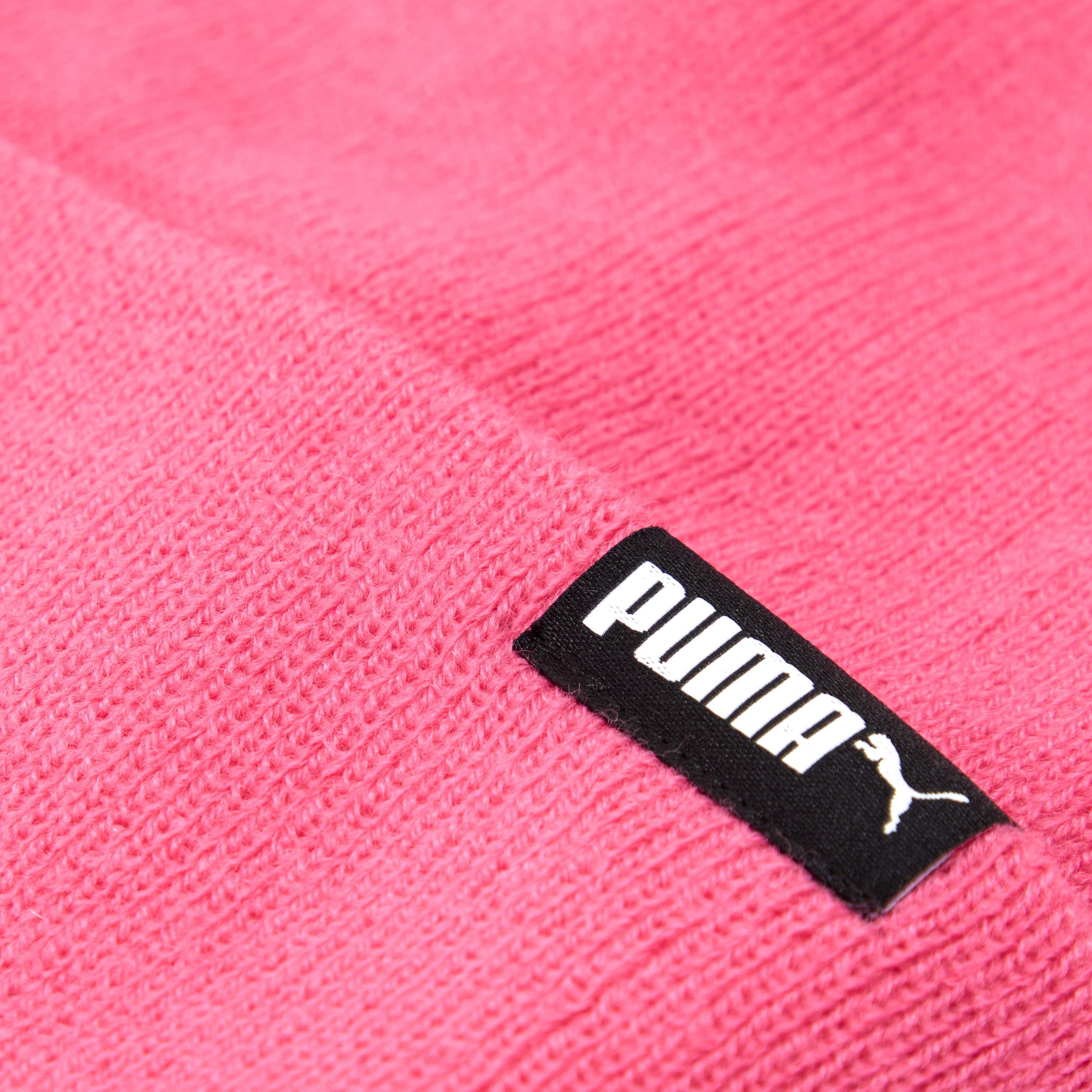 Lyserød - Puma - Puma (16) Ls Core Knit Pom Pom Beanie Mens - 3