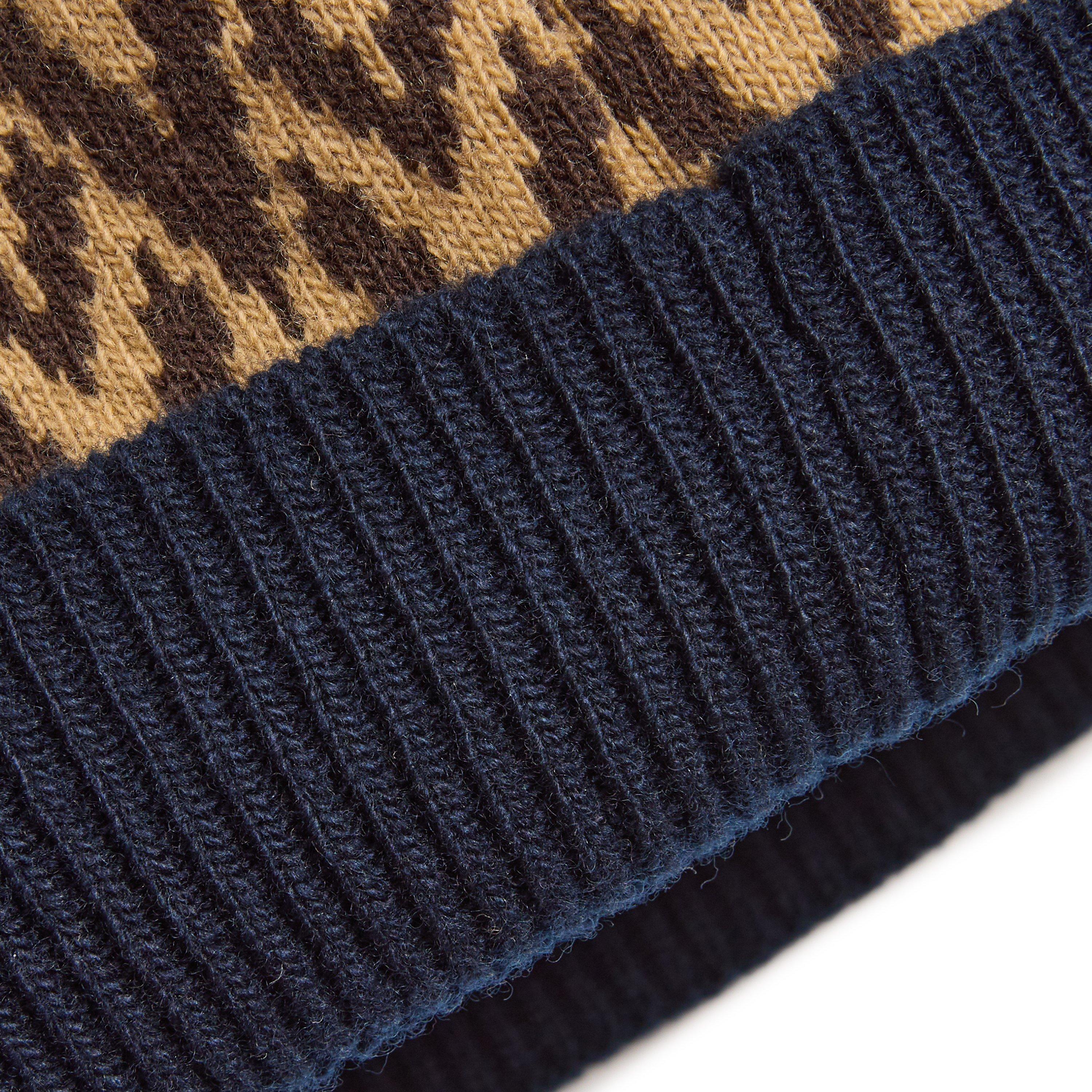 Cammello/Blue - Valentino Garavani - Val Knitted Beanie Sn64 - 3