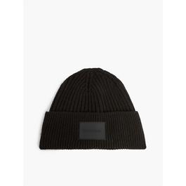 Calvin Klein Tonal Rubber Patch Beanie