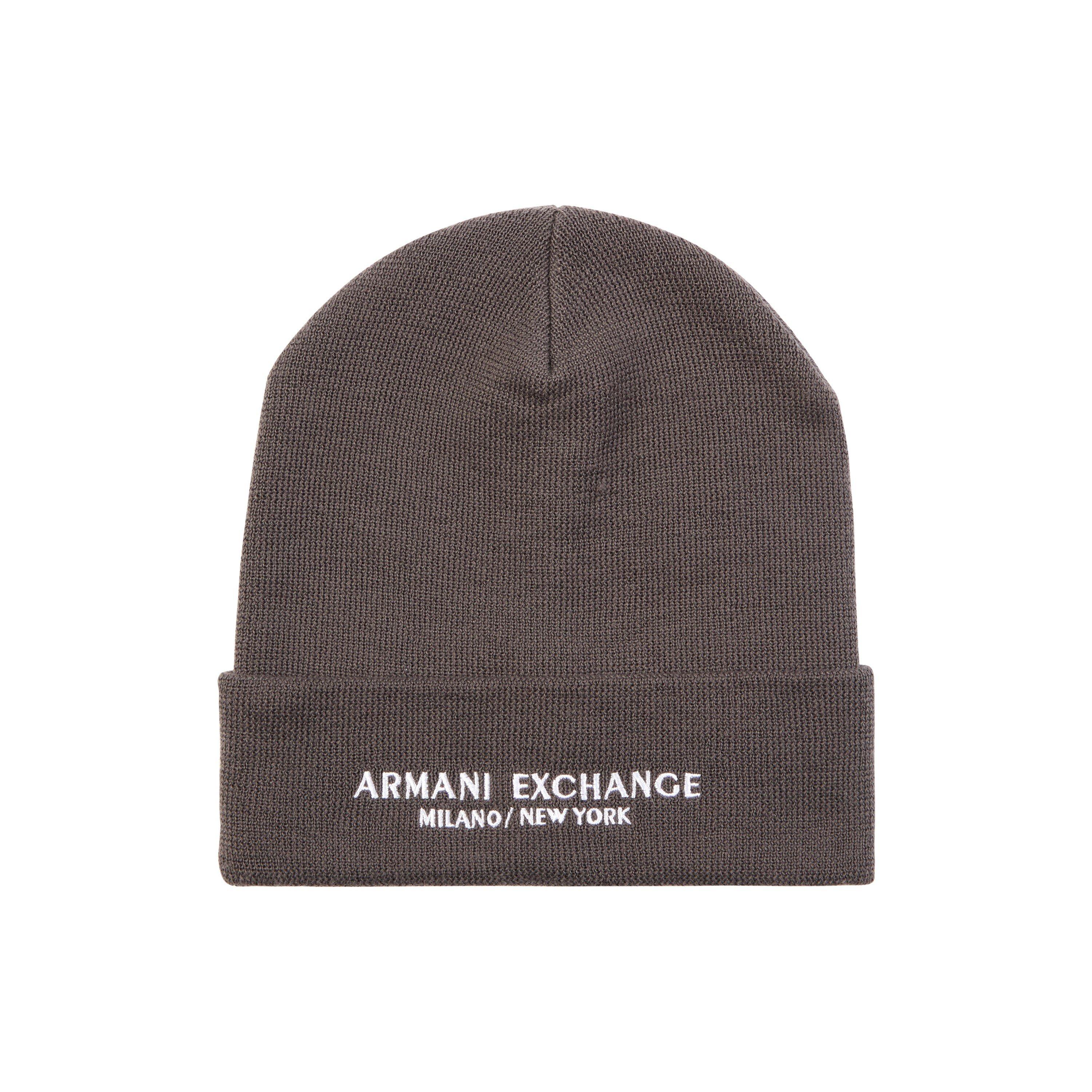 Armani Exchange Men's Beanie - Grey - Mens