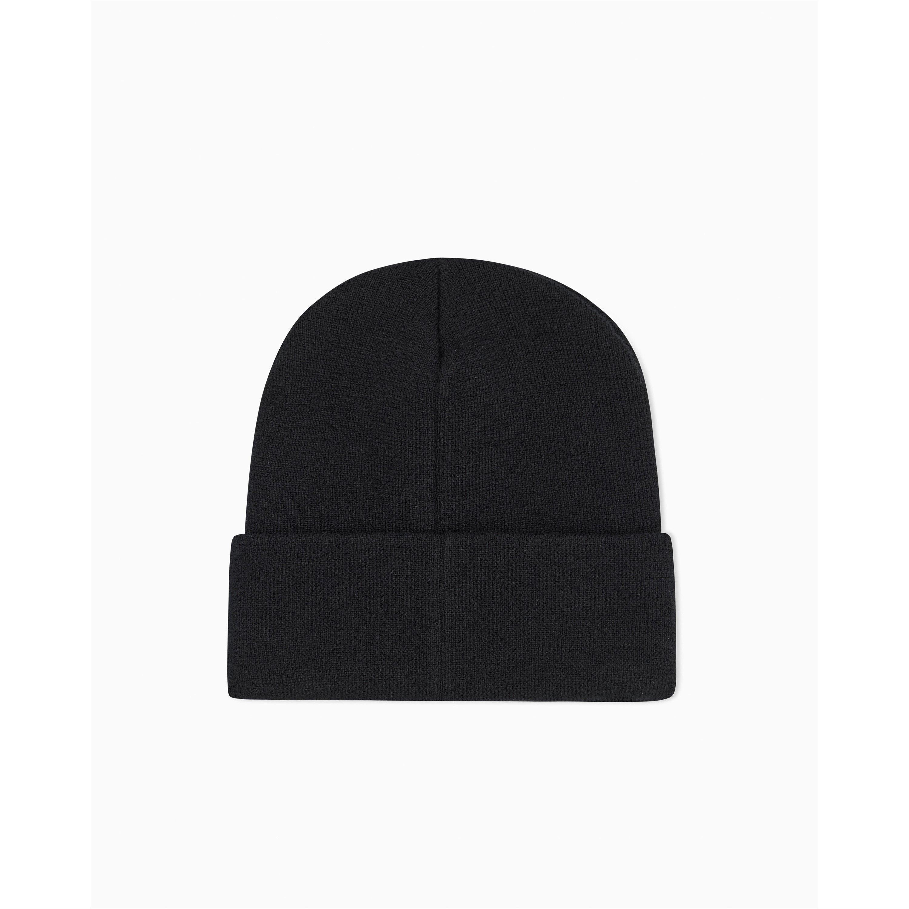 Black - Armani Exchange - Men's Beanie - 3