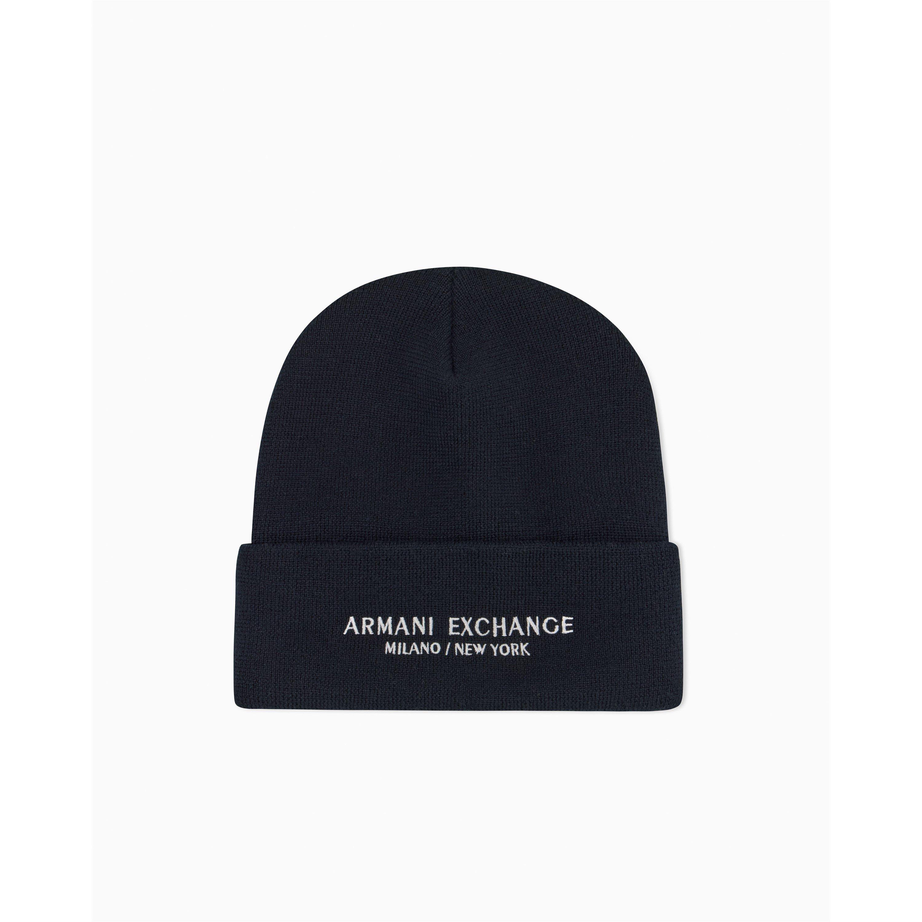 Armani Exchange Men's Beanie - Navy - Mens