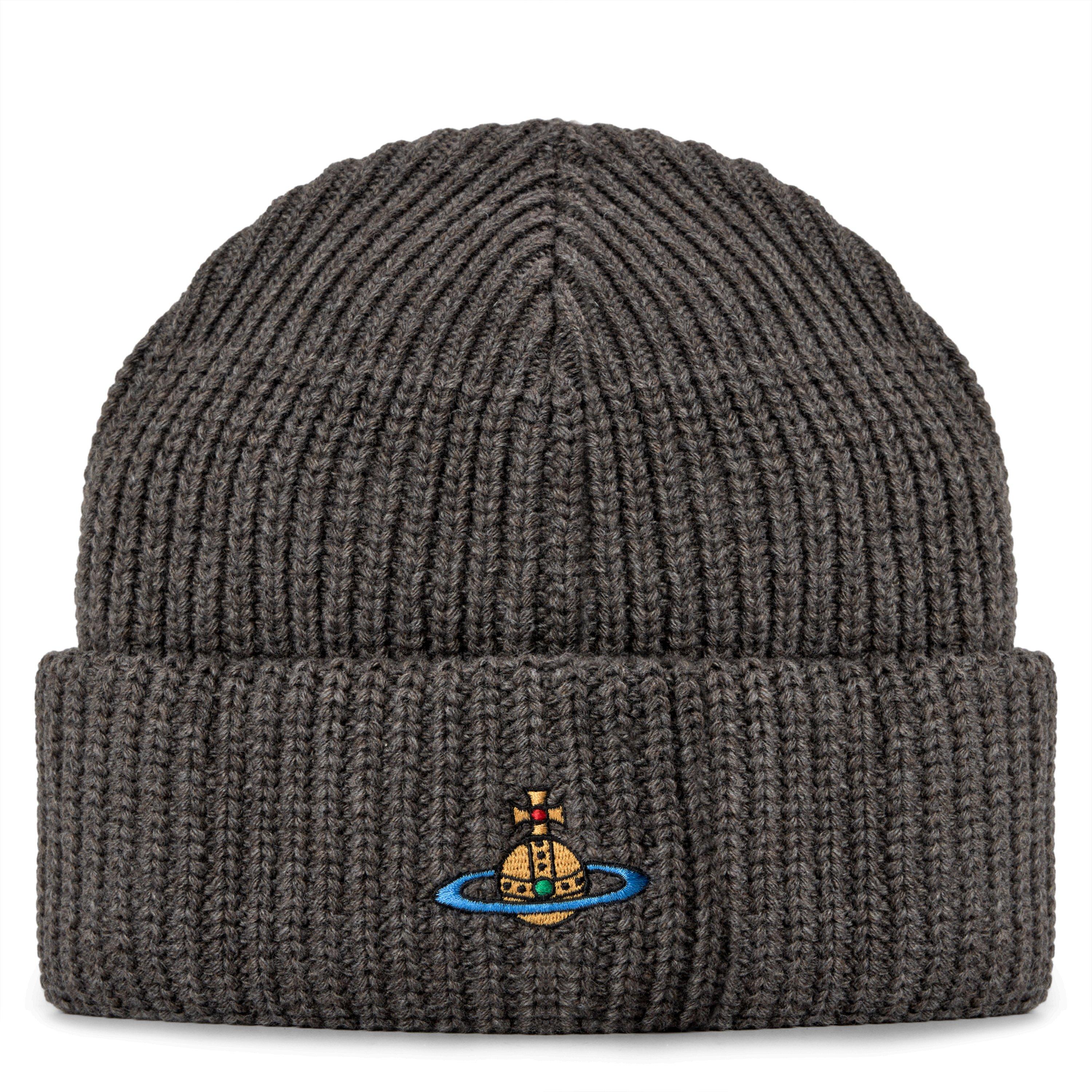 Grey - Vivienne Westwood - Viv Sport Beanie Sn64 - 1