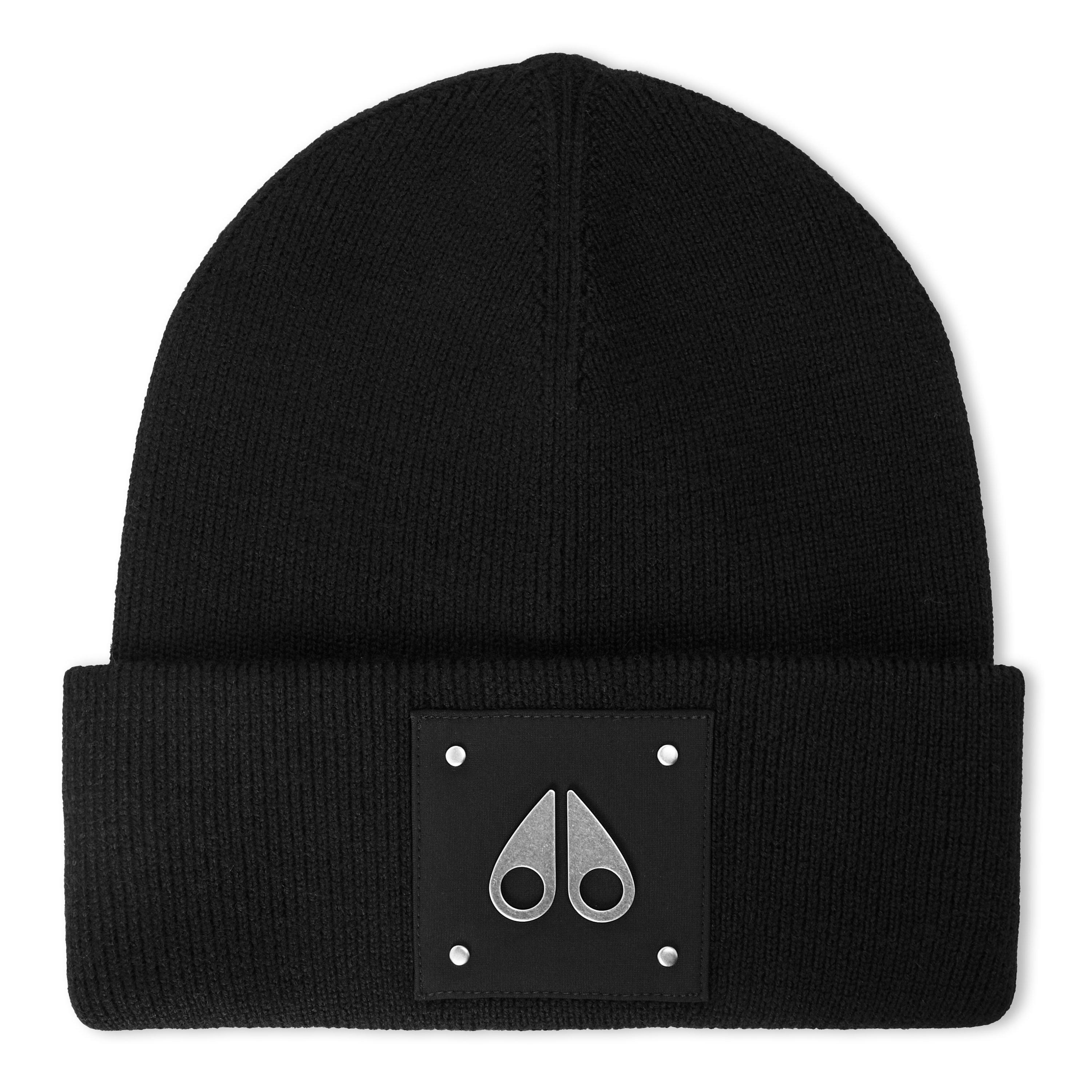 Black 292 - Moose Knuckles - Moose Icon Beanie Sn64 - 1