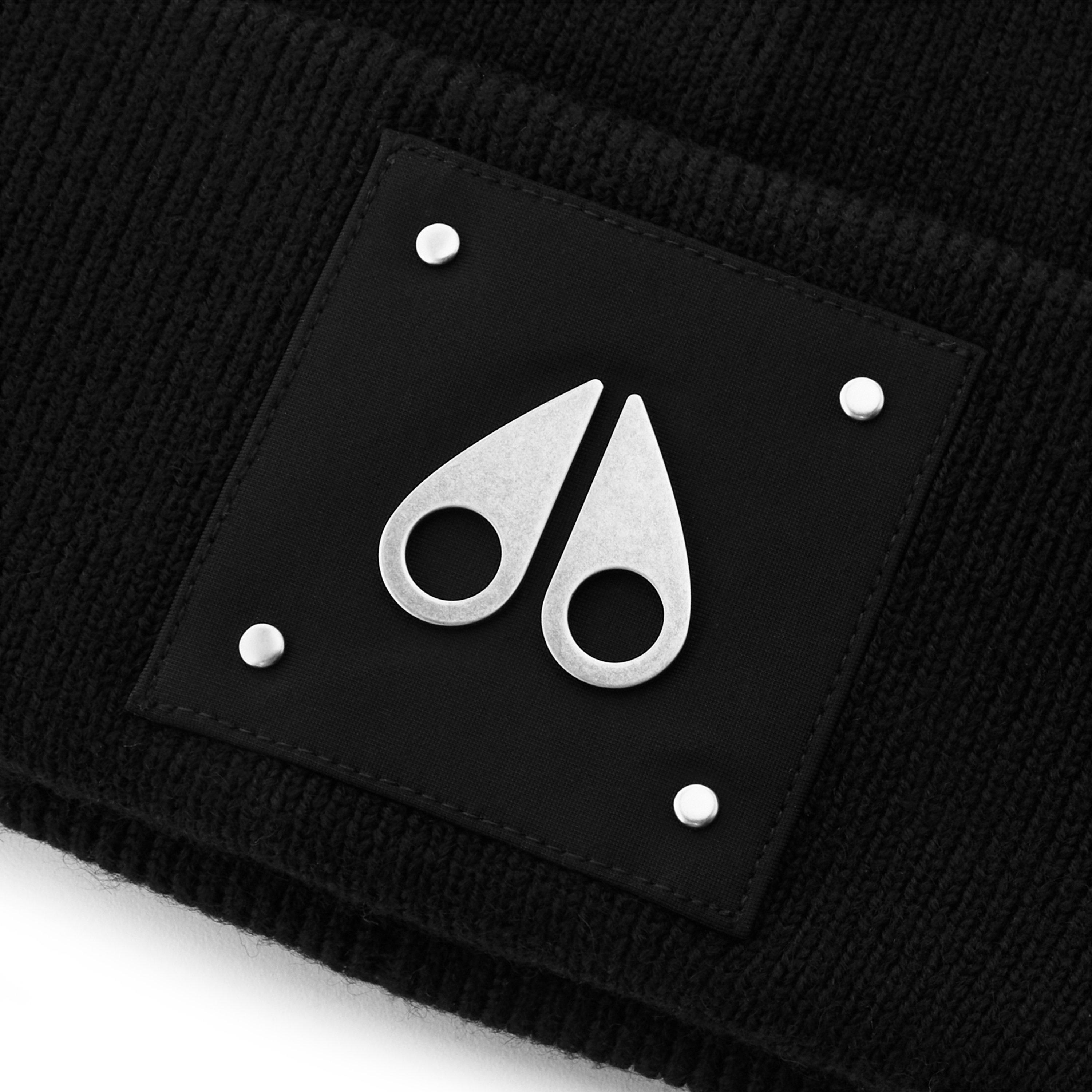 Black 292 - Moose Knuckles - Moose Icon Beanie Sn64 - 3