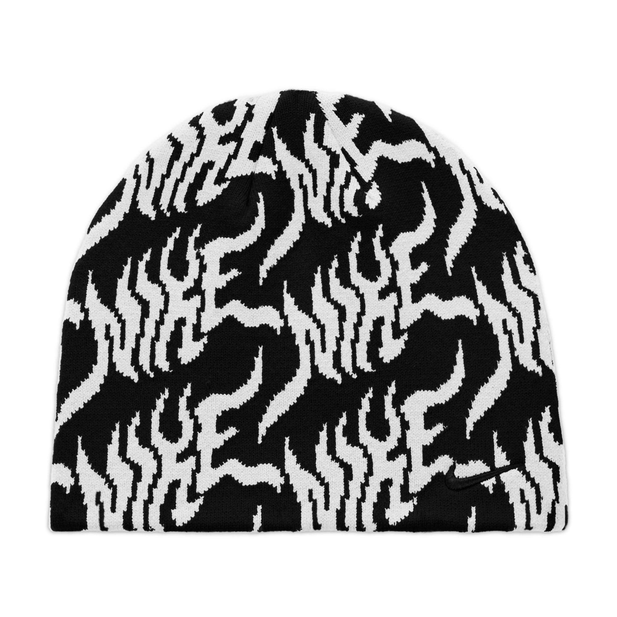 Schwarz/Weiß - Nike - Nike Peak Graph Beanie 64 - 1