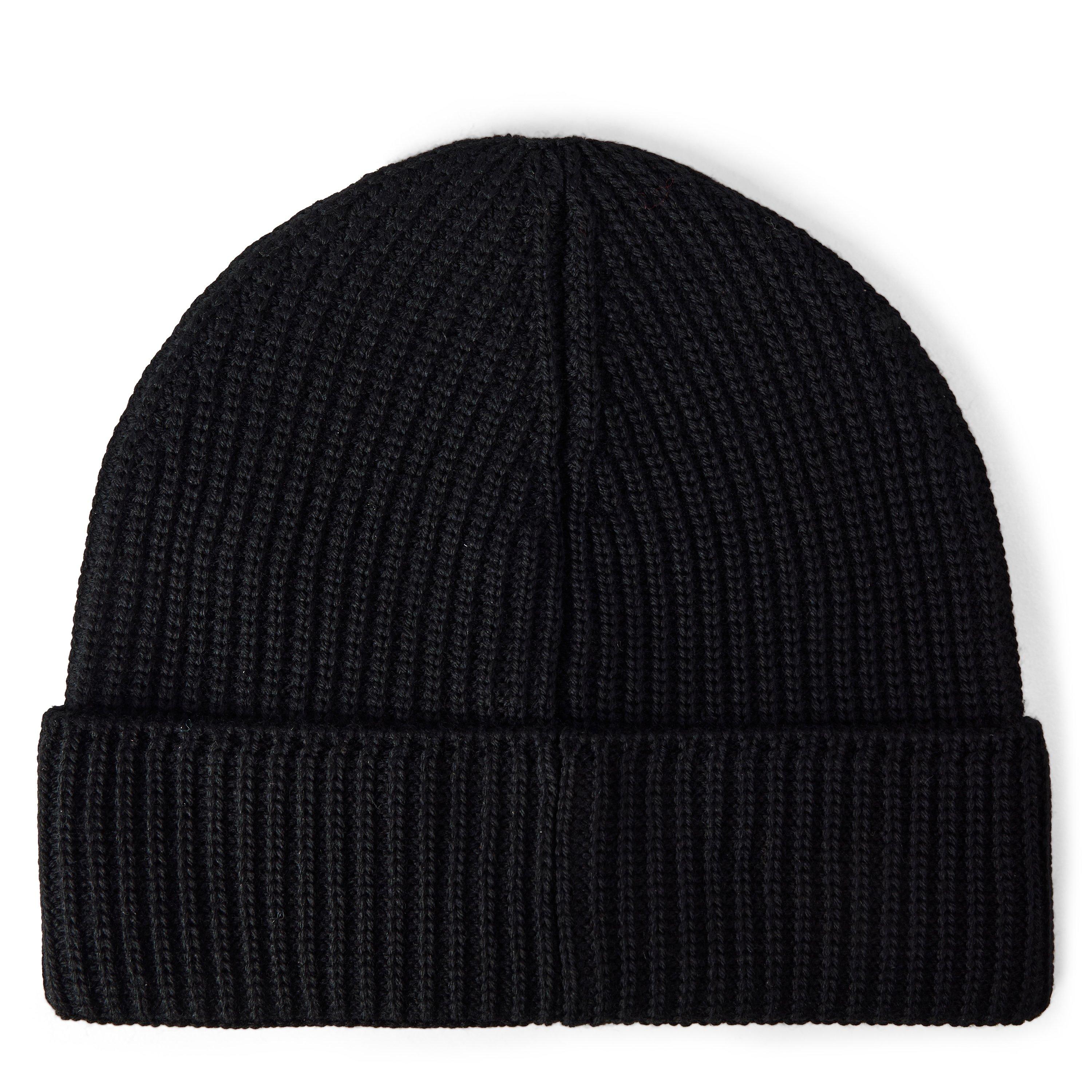 Black 999 - CP Company Metropolis - CPCM Ribbed Beanie Sn64 - 2