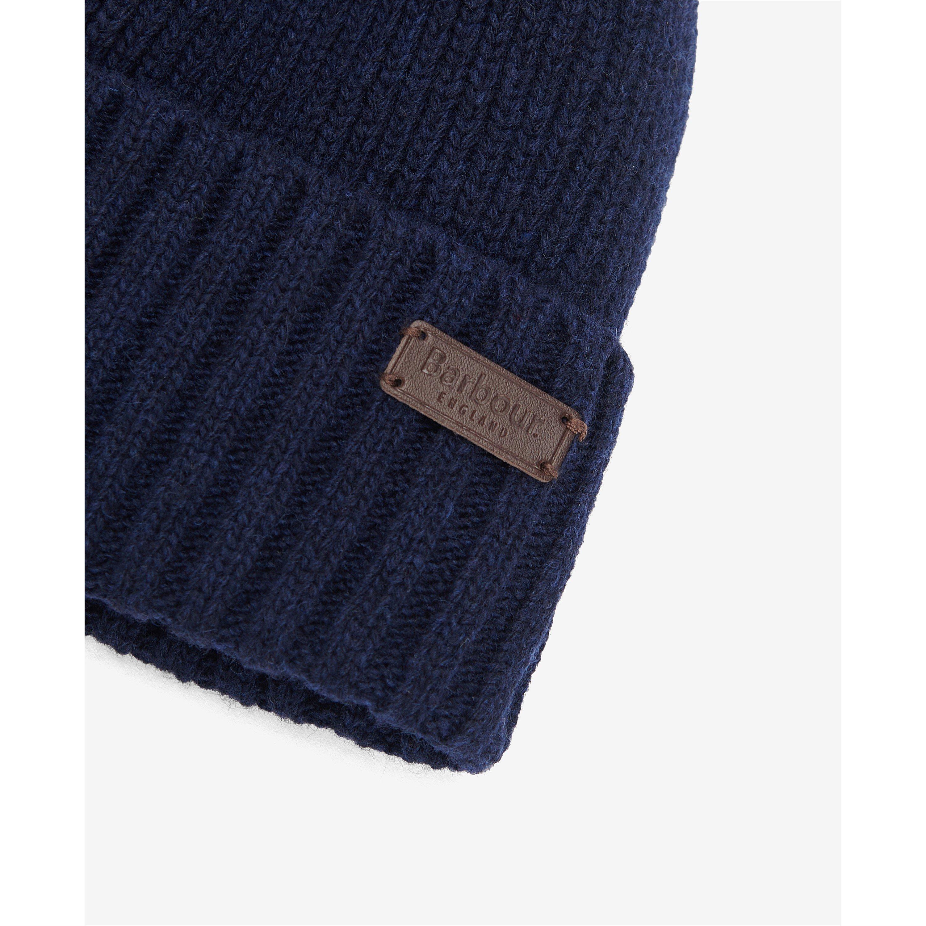 Navy NY31 - Barbour - Carlton Wool Mix Beanie - 3