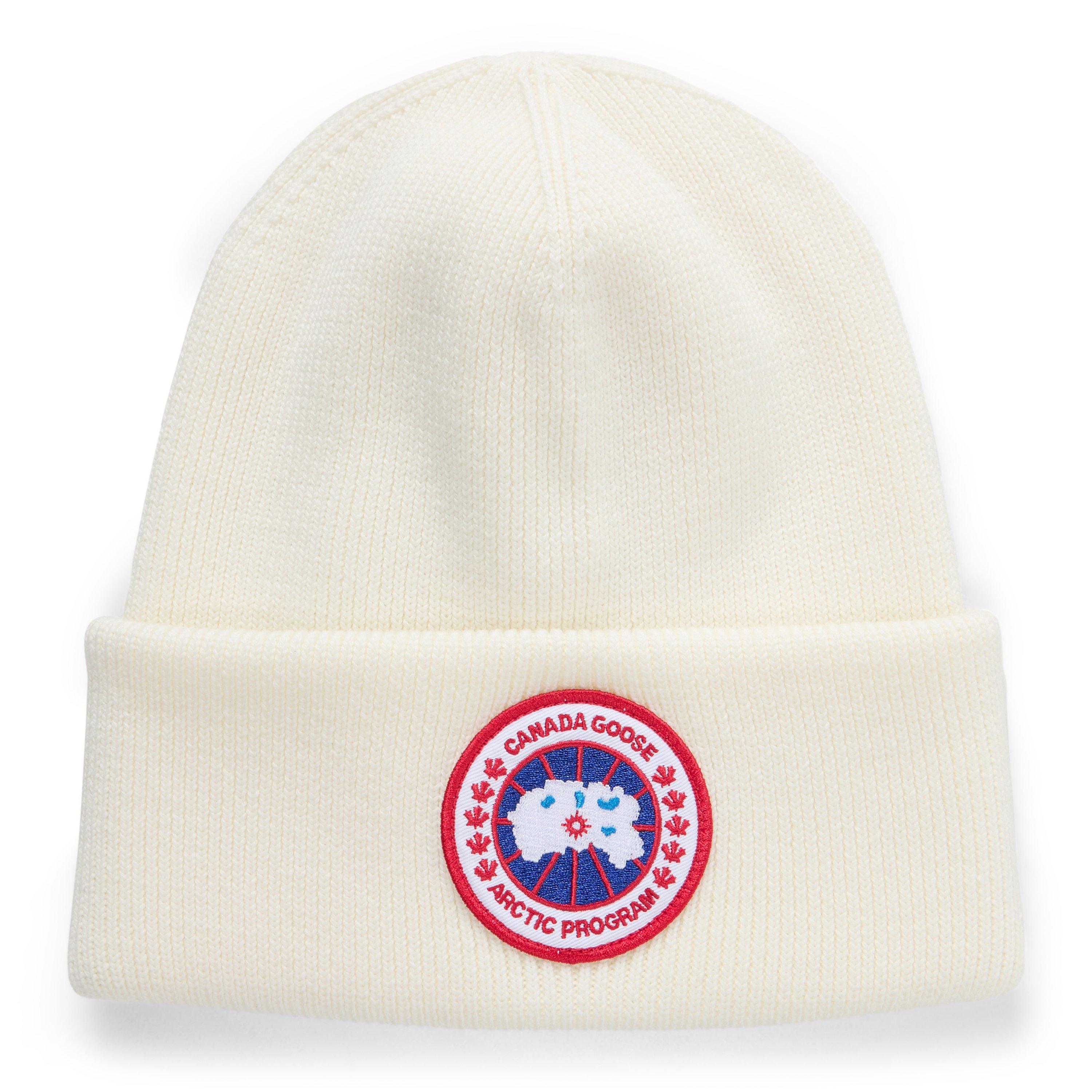 Canada Goose Men's Plain Wool Disc Toque Beanie