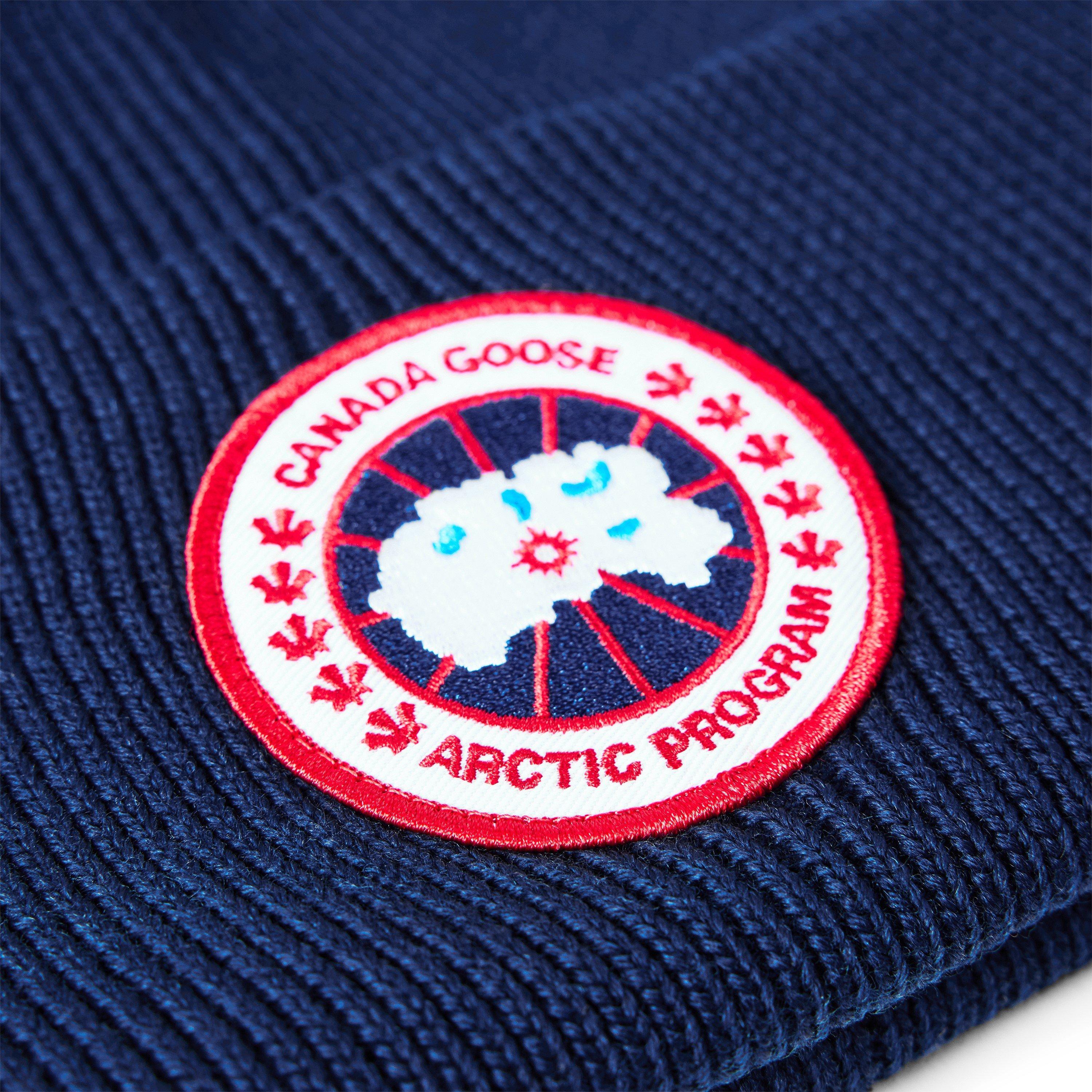 Oxf Navy 9841 - Canada Goose - Men's Plain Wool Disc Toque Beanie - 3