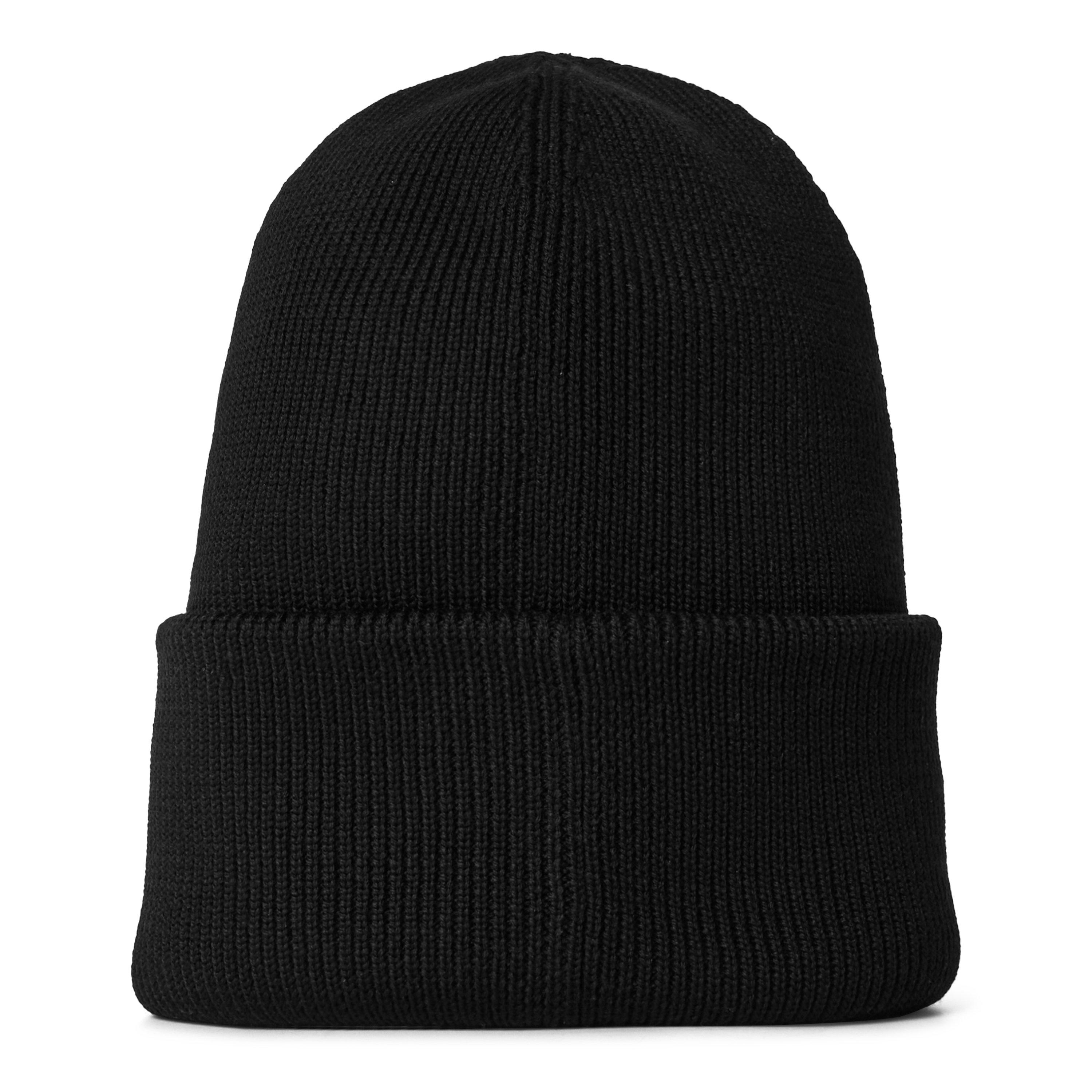 Black Blk 9381 - Canada Goose - Men's Plain Wool Disc Toque Beanie - 2
