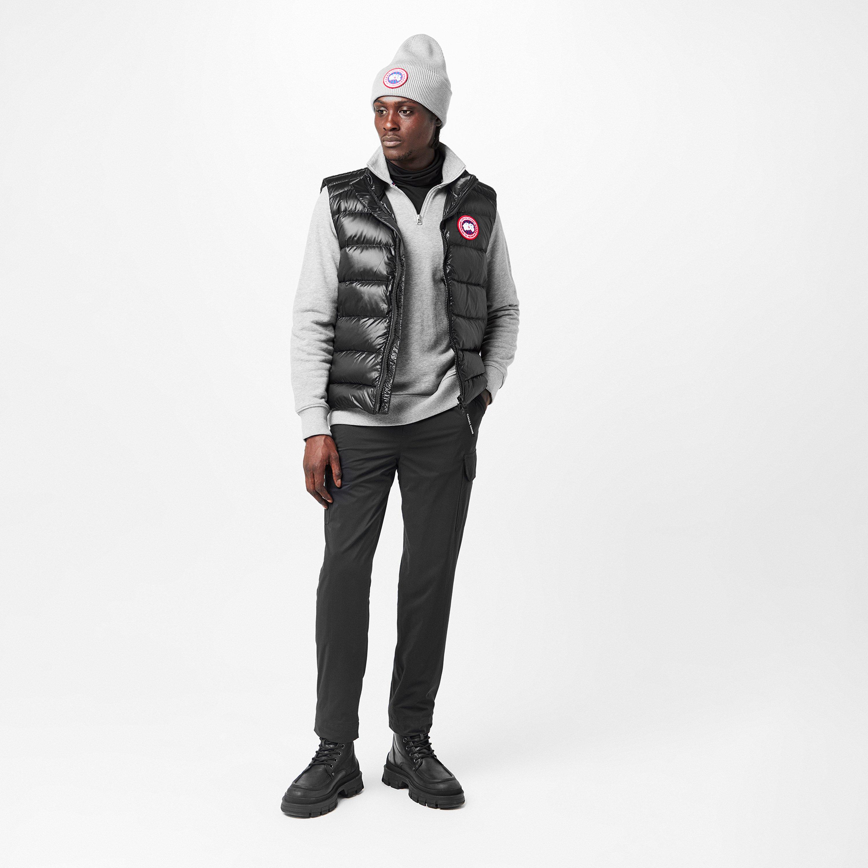 Grey 9115 - Canada Goose - Men's Plain Wool Disc Toque Beanie - 5