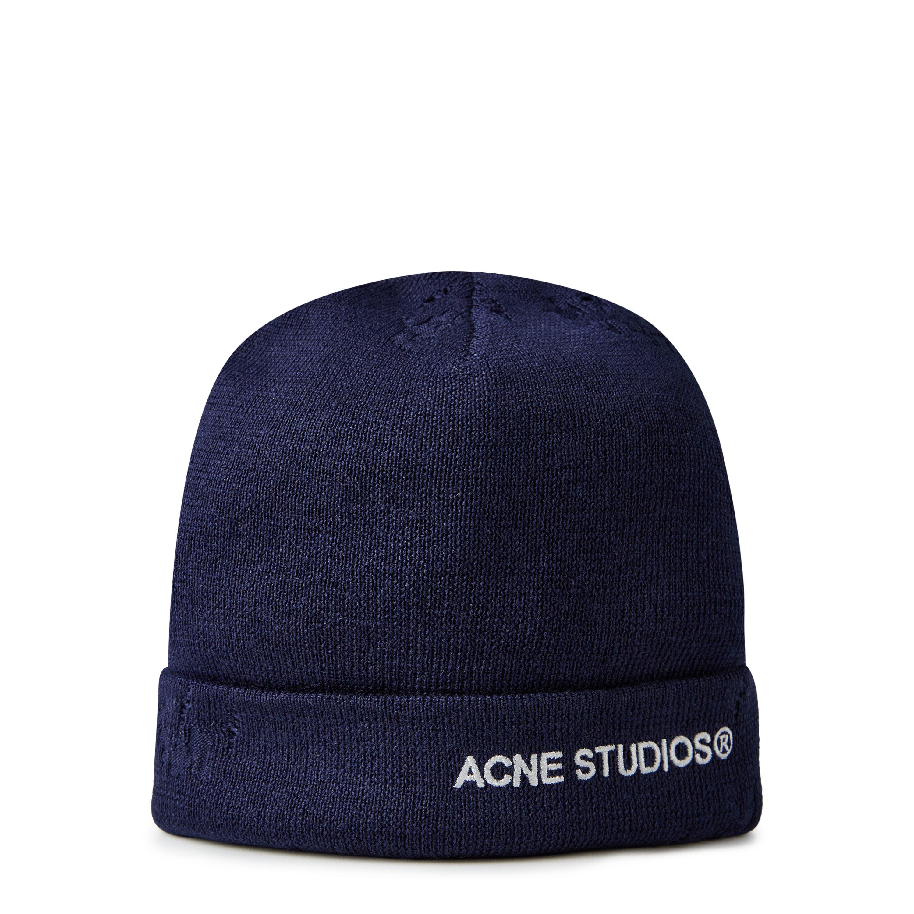 Navy - Acne Studios - Men's Beanies - 1