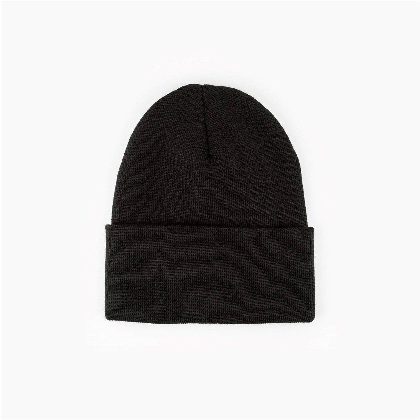 Black - Levis - Slouchy Red Tab Beanie - 3