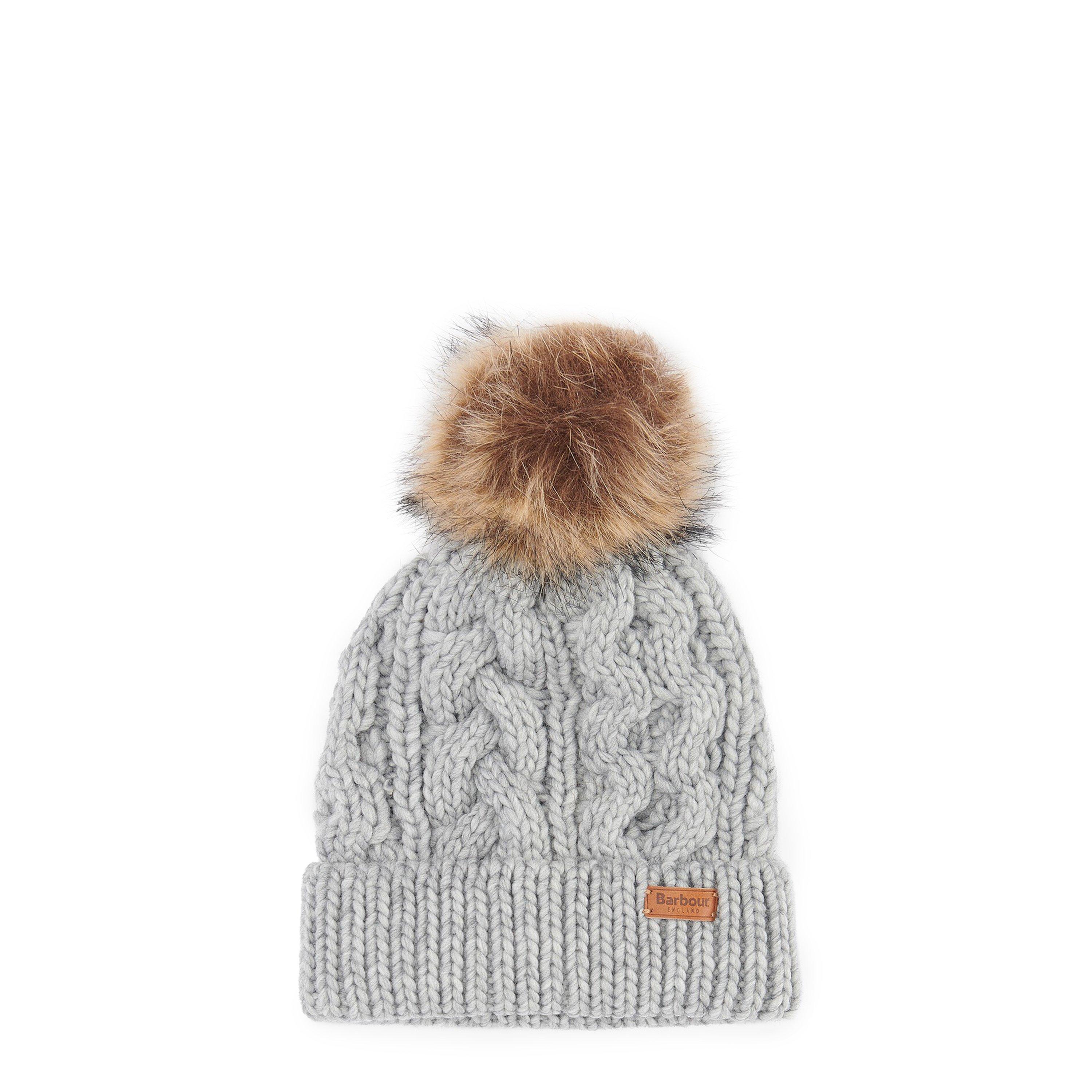 Barbour Penshaw Cable-Knit Beanie Beanies FRASERS